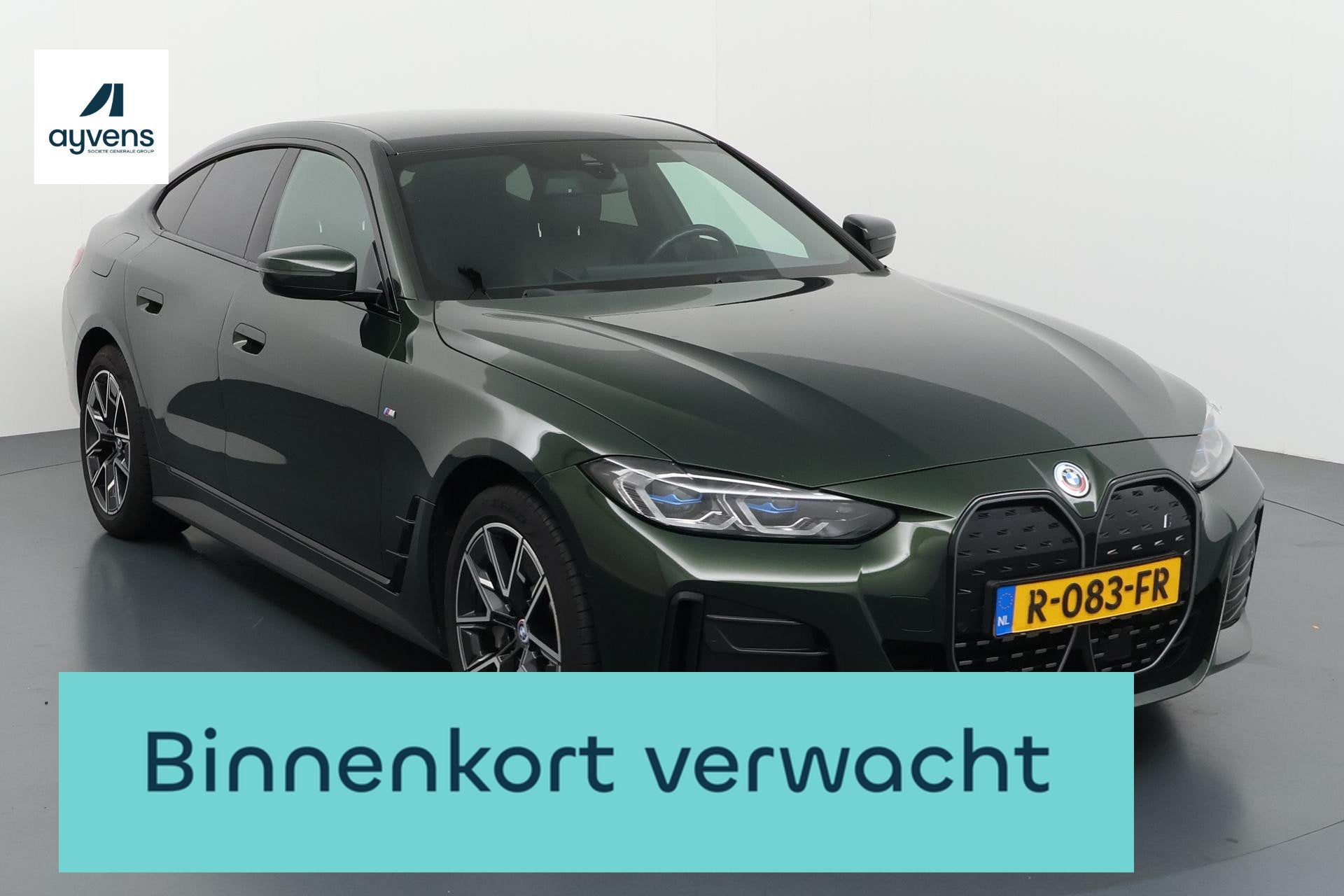 BMW i4 eDrive40 High Executive 84 kWh Groene glans, sportiev, Auto's, Achterwielaandrijving, 340 pk, Origineel Nederlands, 2025 kg
