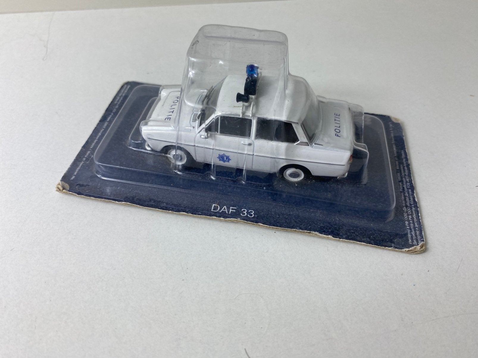 1:43 DAF 33 “ politie corps Amsterdam” rond 1973-rare item, Hobby en Vrije tijd, Modelauto's | 1:43, Ophalen of Verzenden, Nieuw