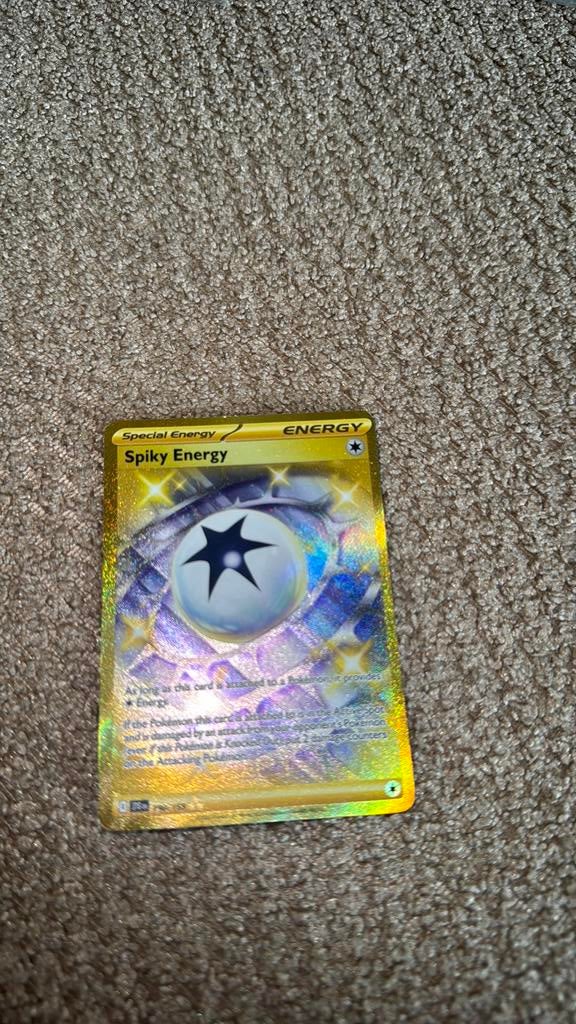 Pokemon kaart spiky energy hyper rare., Verzenden, Nieuw