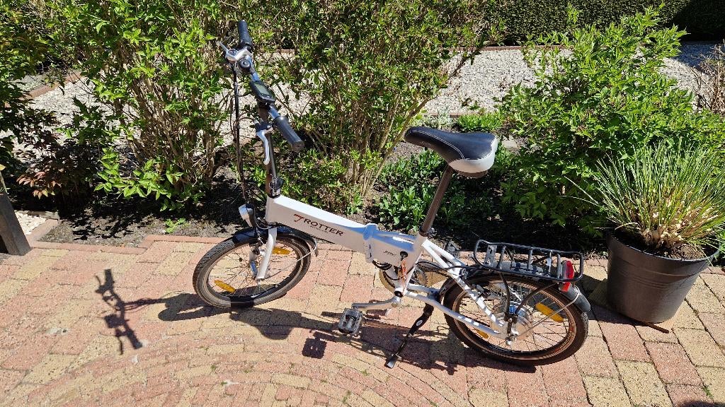 Electrische vouwfiets Trotter Shinga/Lacros, Fietsen en Brommers, Fietsen | Vouwfietsen, Ophalen, 20 inch of meer, Gebruikt, Velgrem