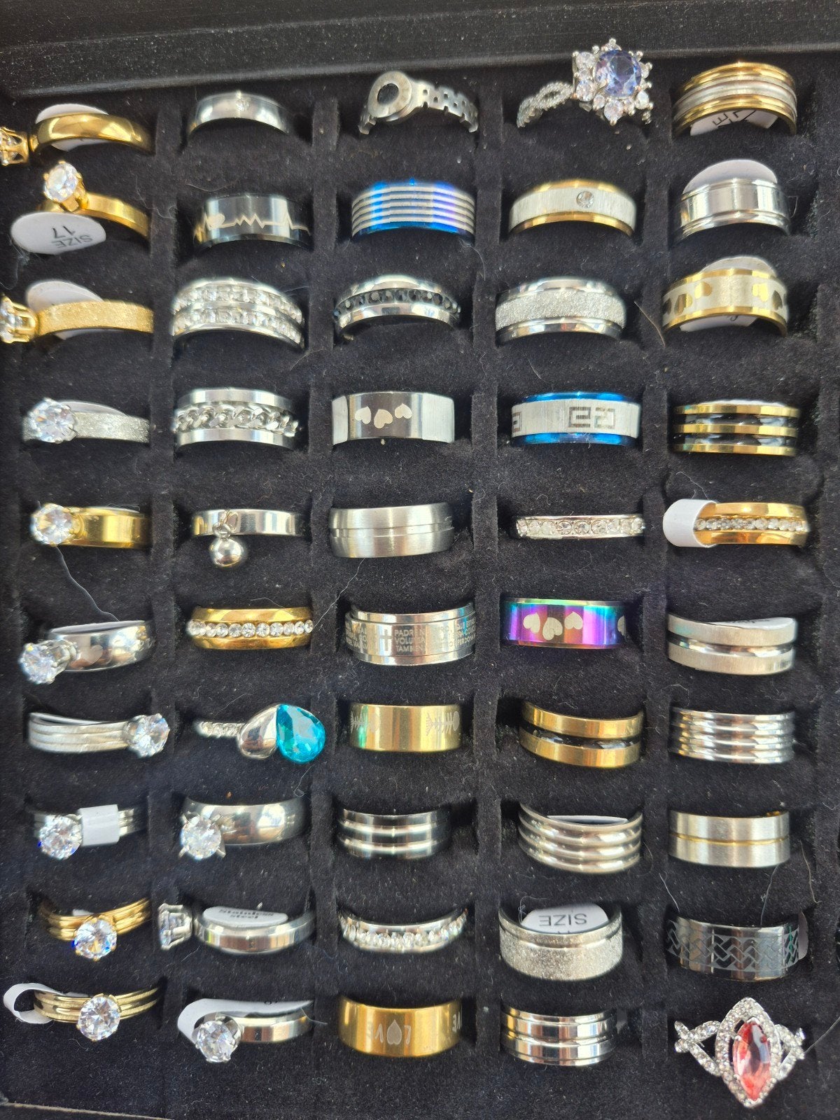 RVS Ring Maat 17 - Per Stuk, Sieraden, Tassen en Uiterlijk, Ringen, Ophalen of Verzenden