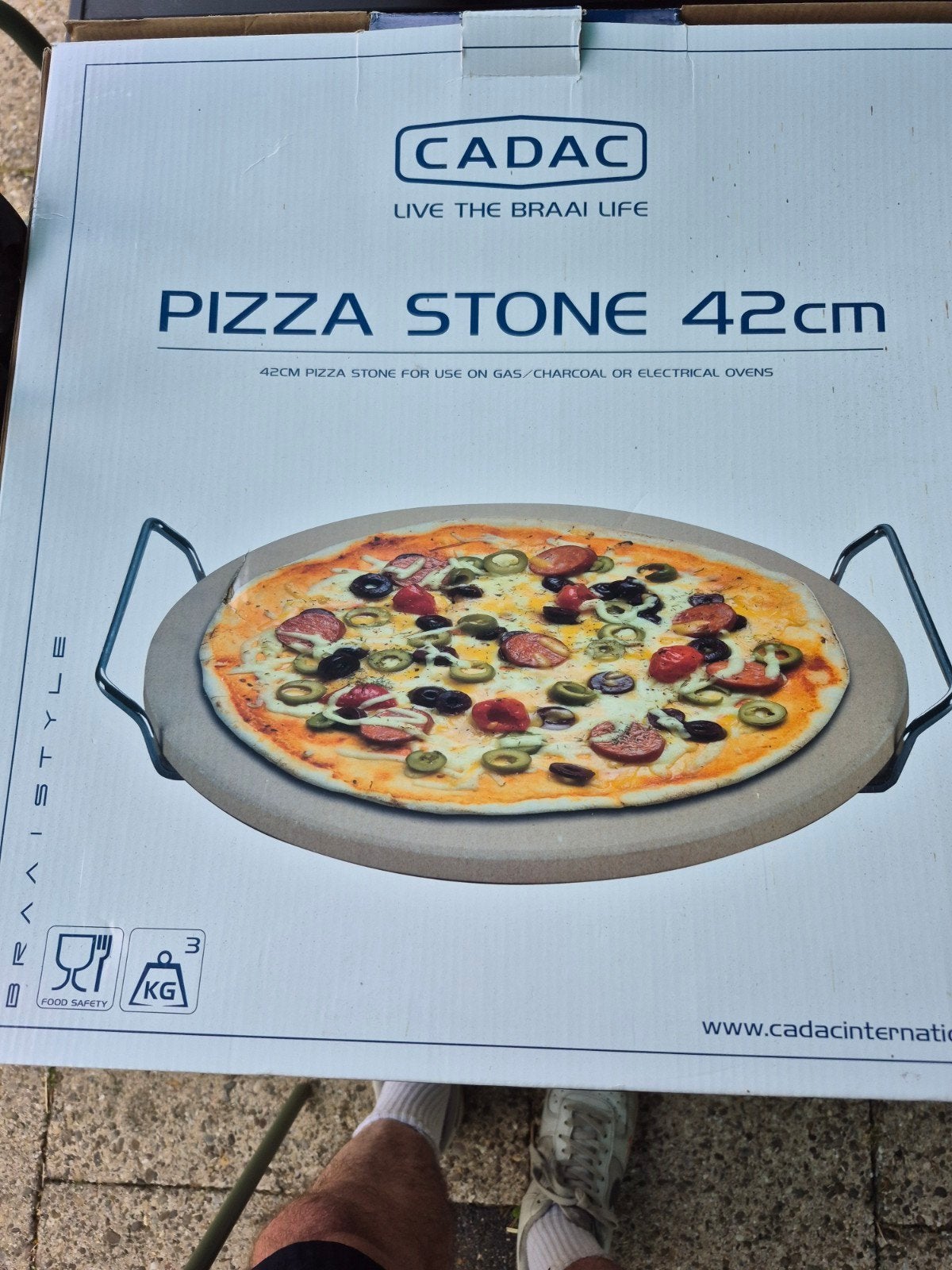 Cadac Pizzasteen 42cm - Nieuw in doos, Ophalen of Verzenden, Nieuw, Cadac