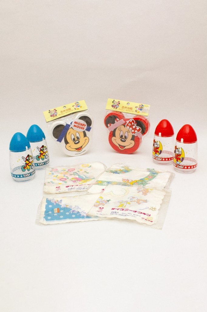 Japanse Disney Kirin glazen servetten lunchbox Mickey Mini, Disney, Nieuw, Ophalen of Verzenden, Servies