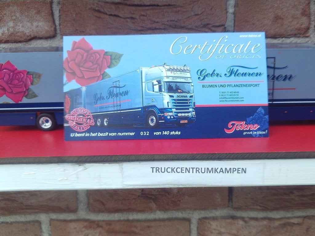 Tekno  Scania  R  Serie  Topline  van  Gebr. Fleuren., Ophalen of Verzenden, Nieuw, Bus of Vrachtwagen, Tekno
