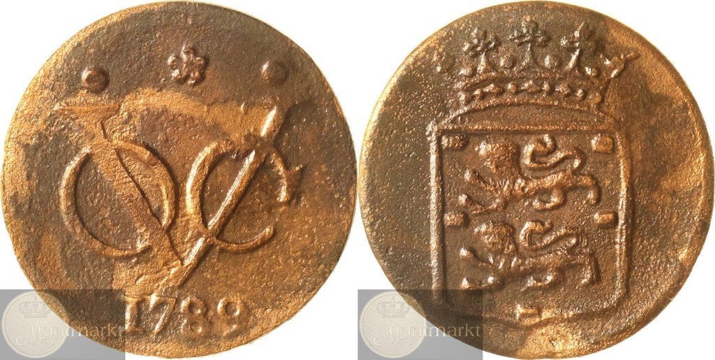 V.O.C. - West-Friesland - Duit 1789 - Hoorn, Ophalen of Verzenden, Vóór koninkrijk, Overige waardes, Losse munt