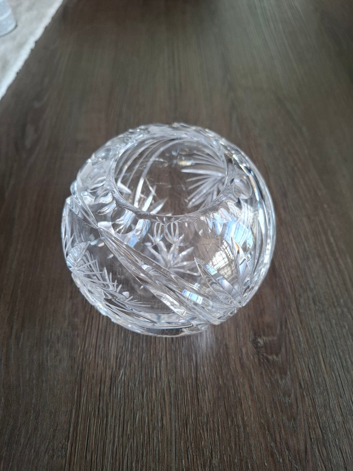 Prachtige kristallen theelichthouder, Antiek en Kunst, Ophalen of Verzenden