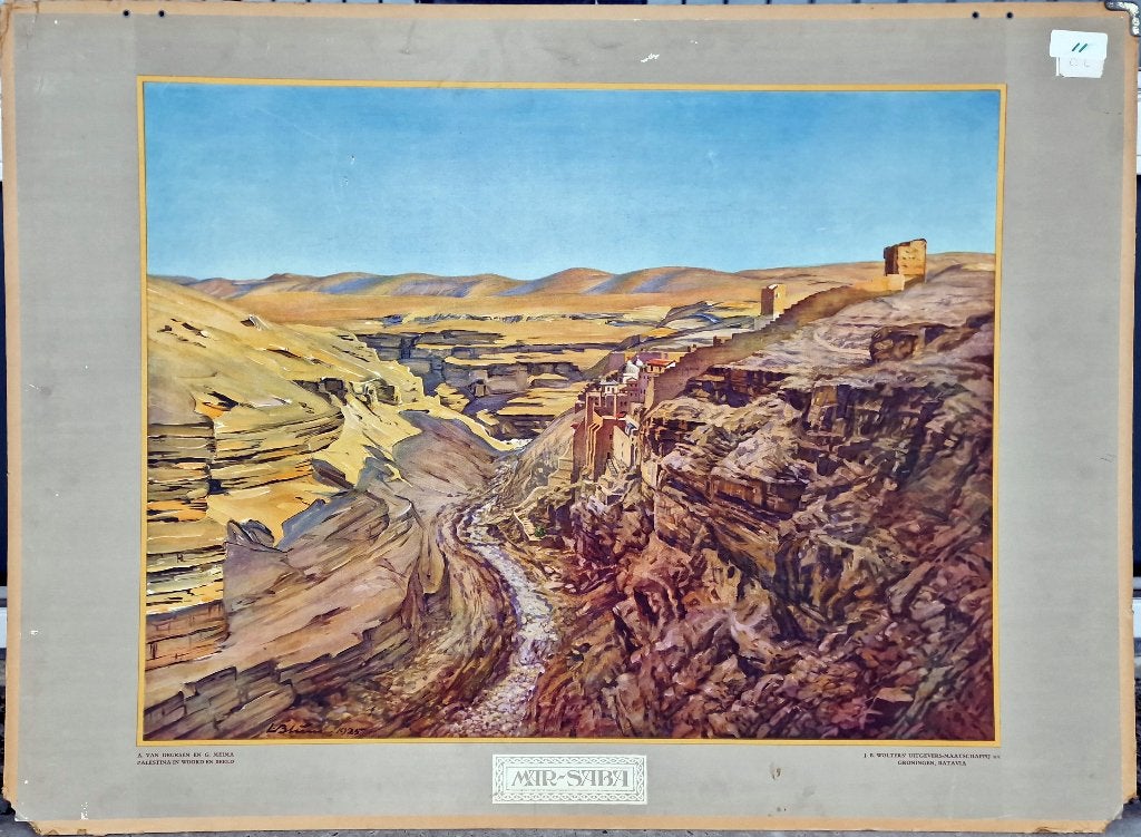 Mar-Saba / L. Blum, figuren door C. Jetses?, Ophalen, Geschiedenis