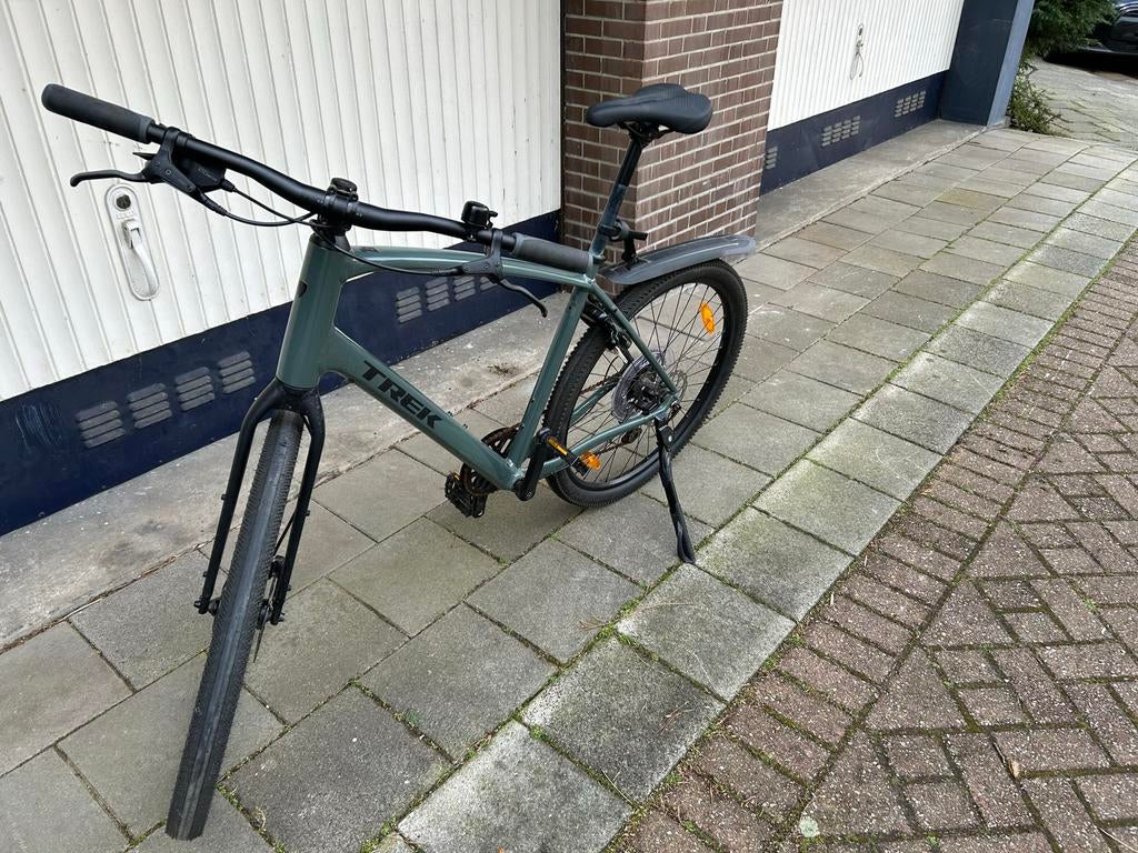 Trek Dual Sport 2 Gen 5 groen XL frame maat 52 cm, Versnellingen, 49 tot 53 cm, Zo goed als nieuw, Ophalen