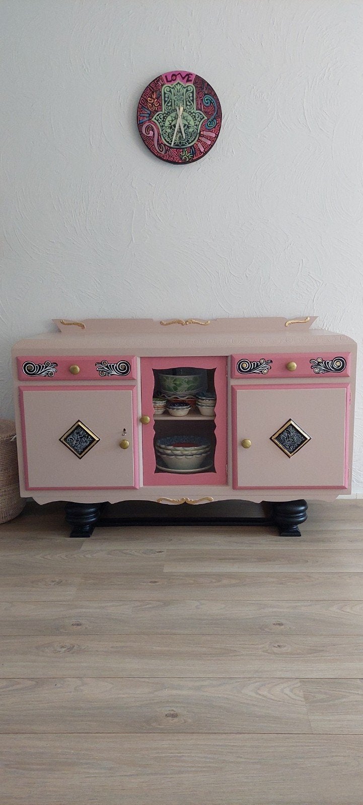 Bijzonder unieke dressoir kast, Ophalen, Gebruikt, 100 tot 150 cm, 25 tot 50 cm