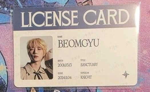 Beomgyu photocard - The Star Chapter: Sanctuary - TXT, Verzamelen, Ophalen of Verzenden, Nieuw, Foto of Kaart