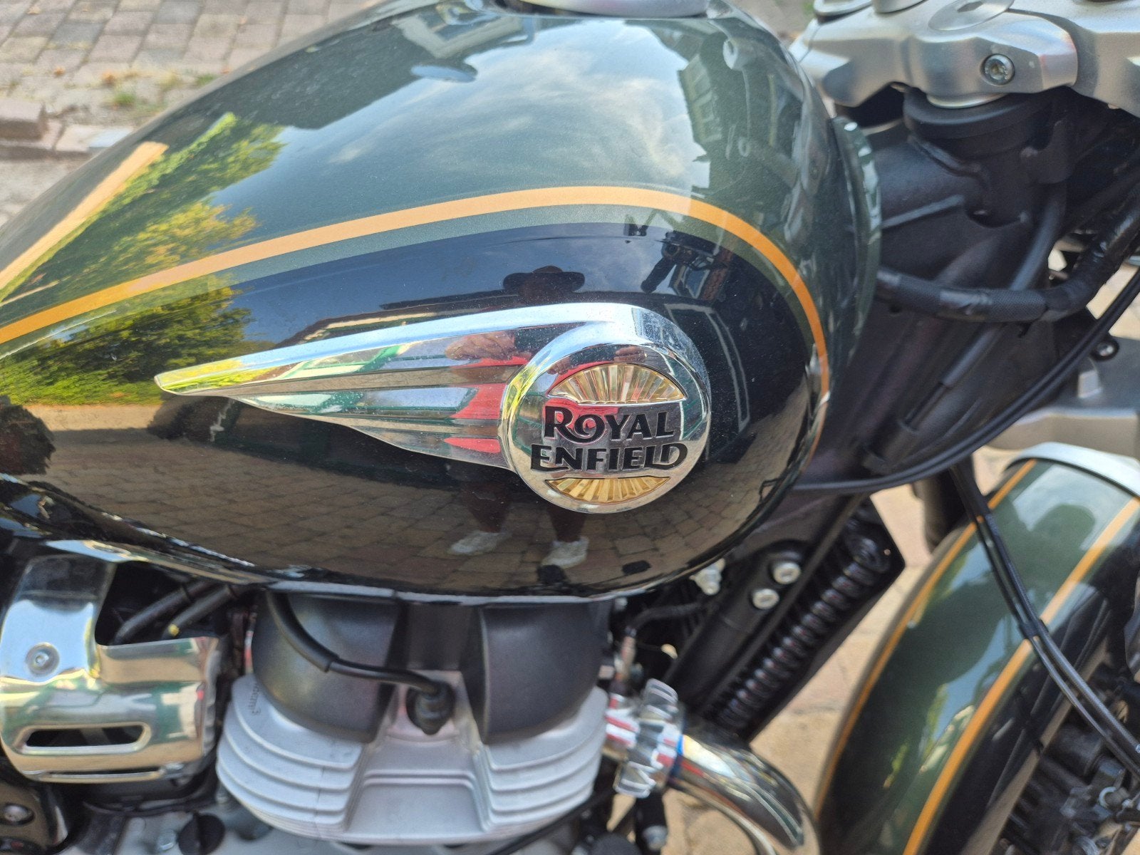 Royal Enfield Super Meteor 650 - Zo goed als nieuw!, Gebruikt, Particulier, Meer dan 35 kW, Toermotor
