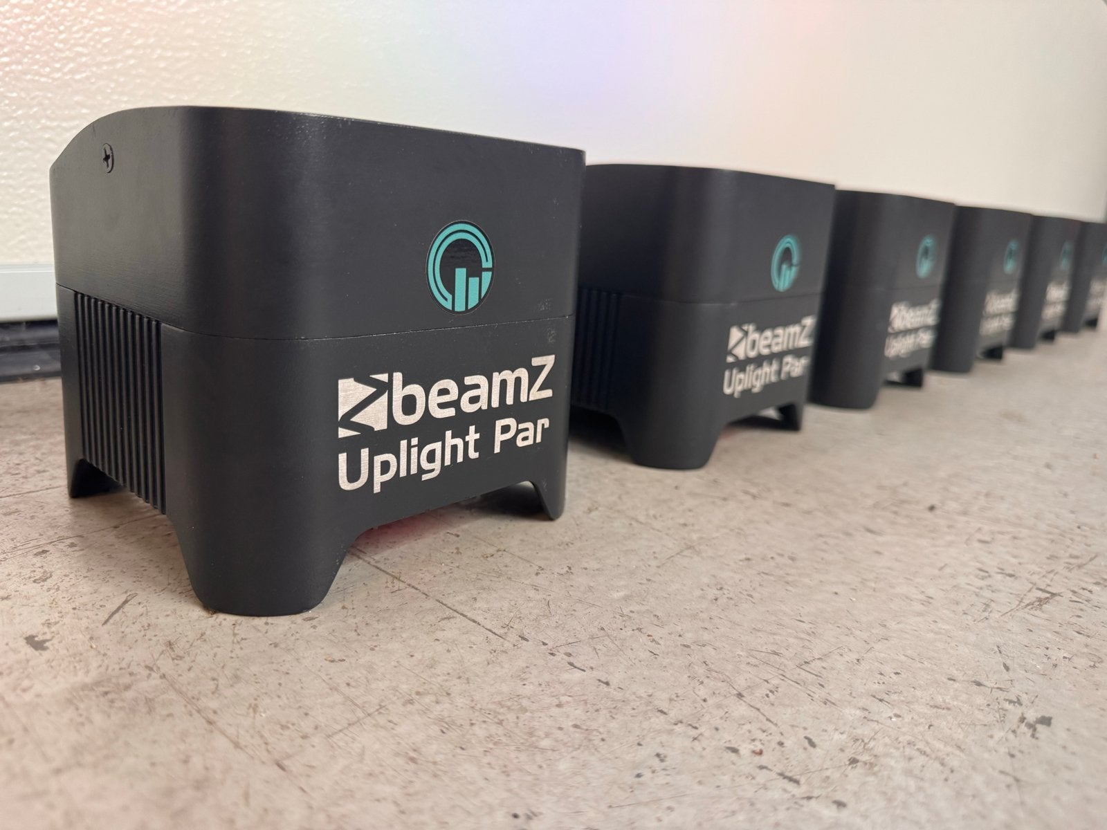 BeamZ BBP96S Uplight Par RGBWA-UV set van 8 stuks (2 sets), Muziek en Instrumenten, Licht en Laser, Ophalen, Zo goed als nieuw