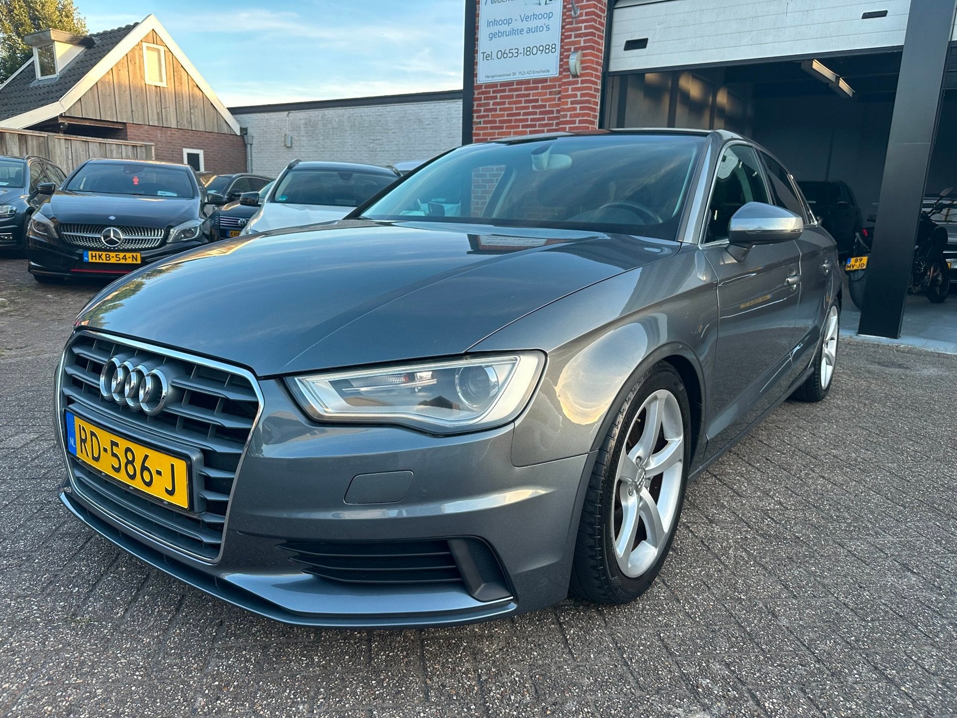 Audi A3 Limousine 1.8 TFSI Ambition Pro Line S AUTOMAAT-PANO, Auto's, Audi, Gebruikt, 4 cilinders, Leder, Bedrijf