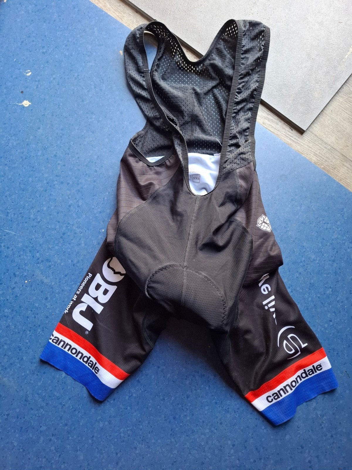 Team hobij wielerbroek gebruikt maat xs, Ophalen of Verzenden, Gebruikt, XS, Bovenkleding