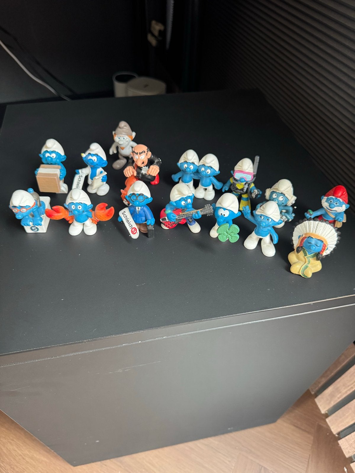 Collectie Smurfen beeldjes - Schleich en meer, Ophalen of Verzenden, Gebruikt