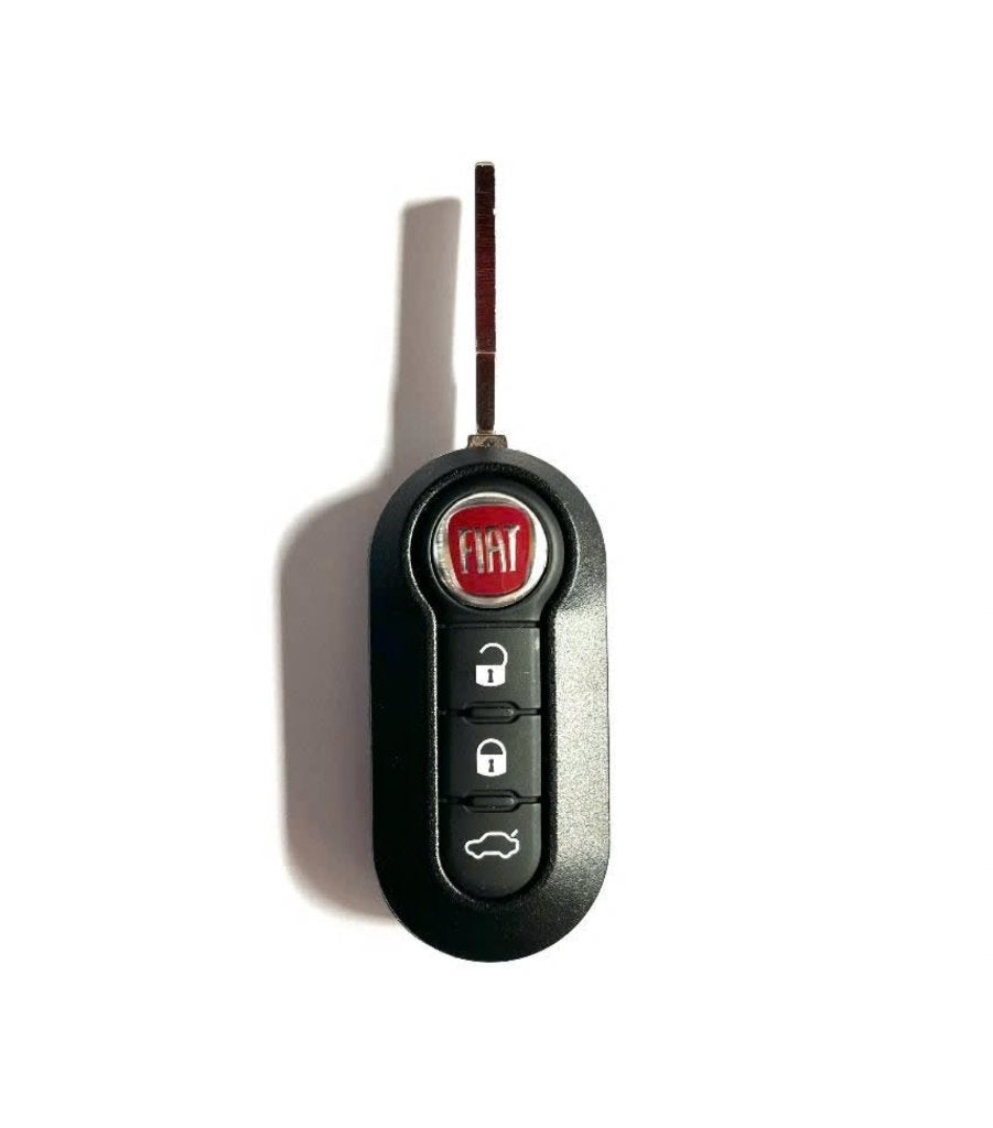 Klapsleutel origineel Fiat 500 / Punto met transponder, Verzenden