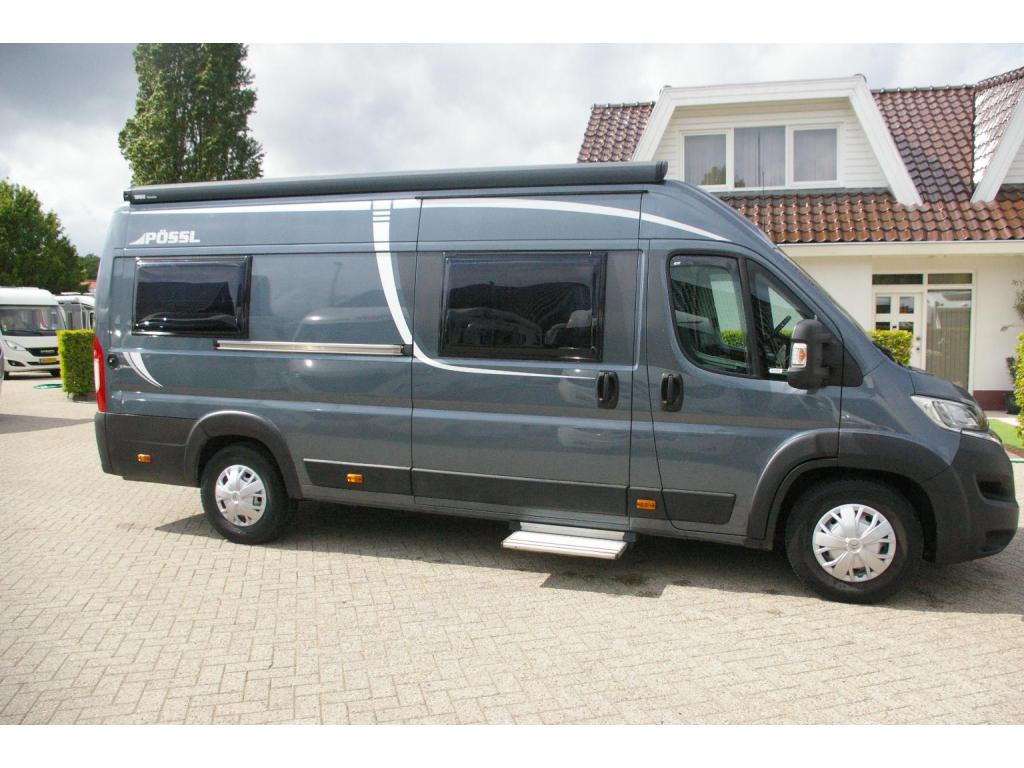 Pössl Roadcruiser 640 Enkele bedden, geheel rijklaa, Ringverwarming, Pössl, Bedrijf, Koelkast