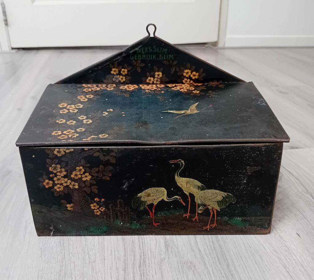 Vintage Wees Slim Gebruik Glim blik, Verzamelen, Blikken, Ophalen of Verzenden, Gebruikt, Overige