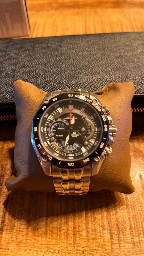 Casio red bull horloge, Gebruikt, Staal, Polshorloge, Ophalen of Verzenden
