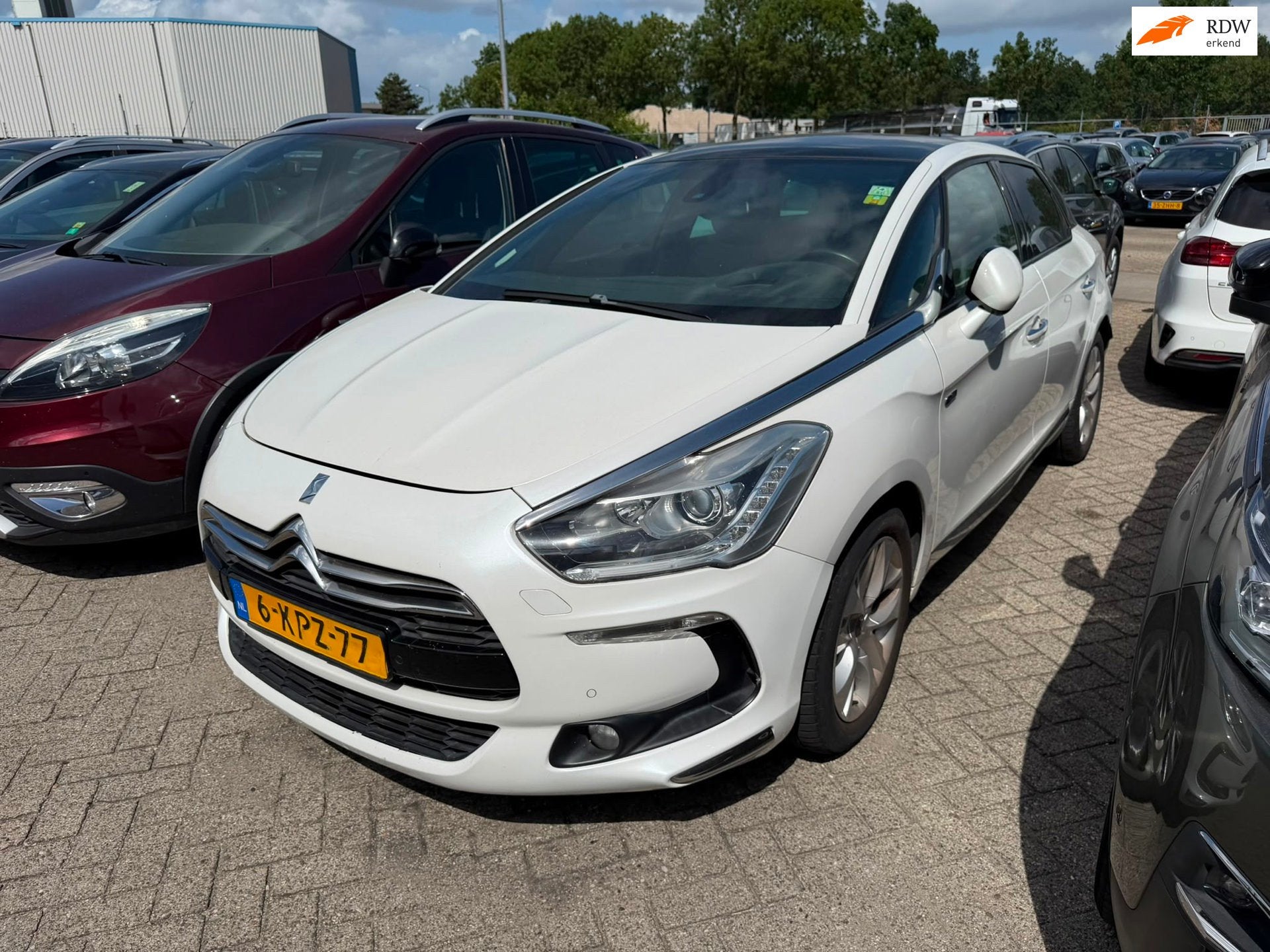 Citroen DS5 2.0 Hybrid4 Business Executive, Auto's, Citroën, Automaat, Gebruikt, 4 cilinders, Leder en Stof