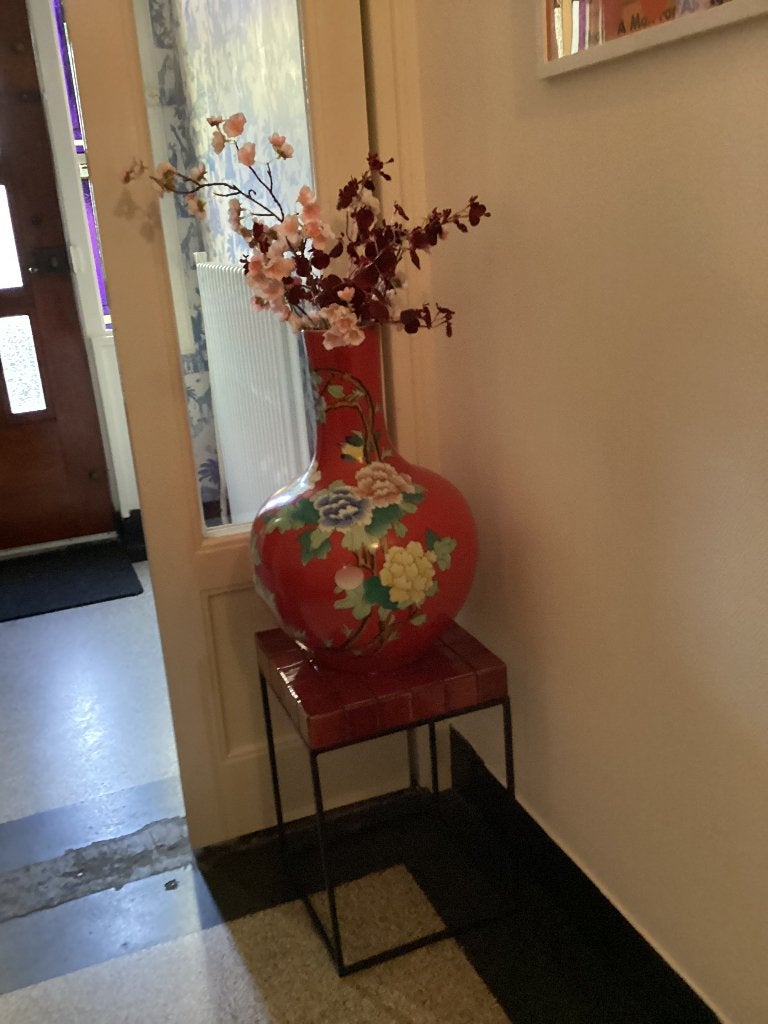 Vaas Ball Body Pols Potten, Huis en Inrichting, Woonaccessoires | Vazen, Ophalen, Overige materialen, Zo goed als nieuw, 50 cm