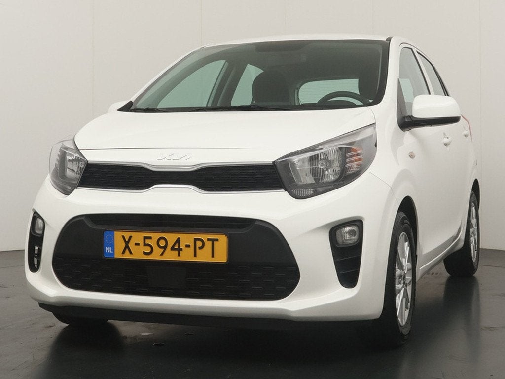 Kia Picanto 1.0 DPi DynamicLine Apple & Android Carplay - Ac, Auto's, Kia, 877 kg, Stof, Gebruikt, Met garantie (alle)