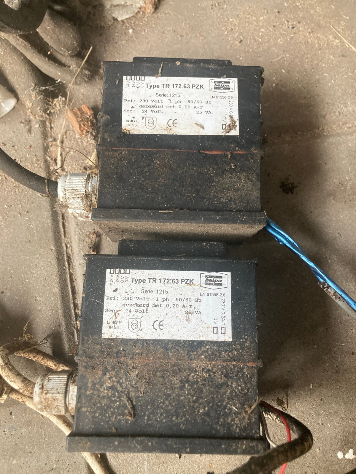 Belpa Type TR 172.63 PZK Transformator 230V naar 24V, Ophalen of Verzenden, Gebruikt