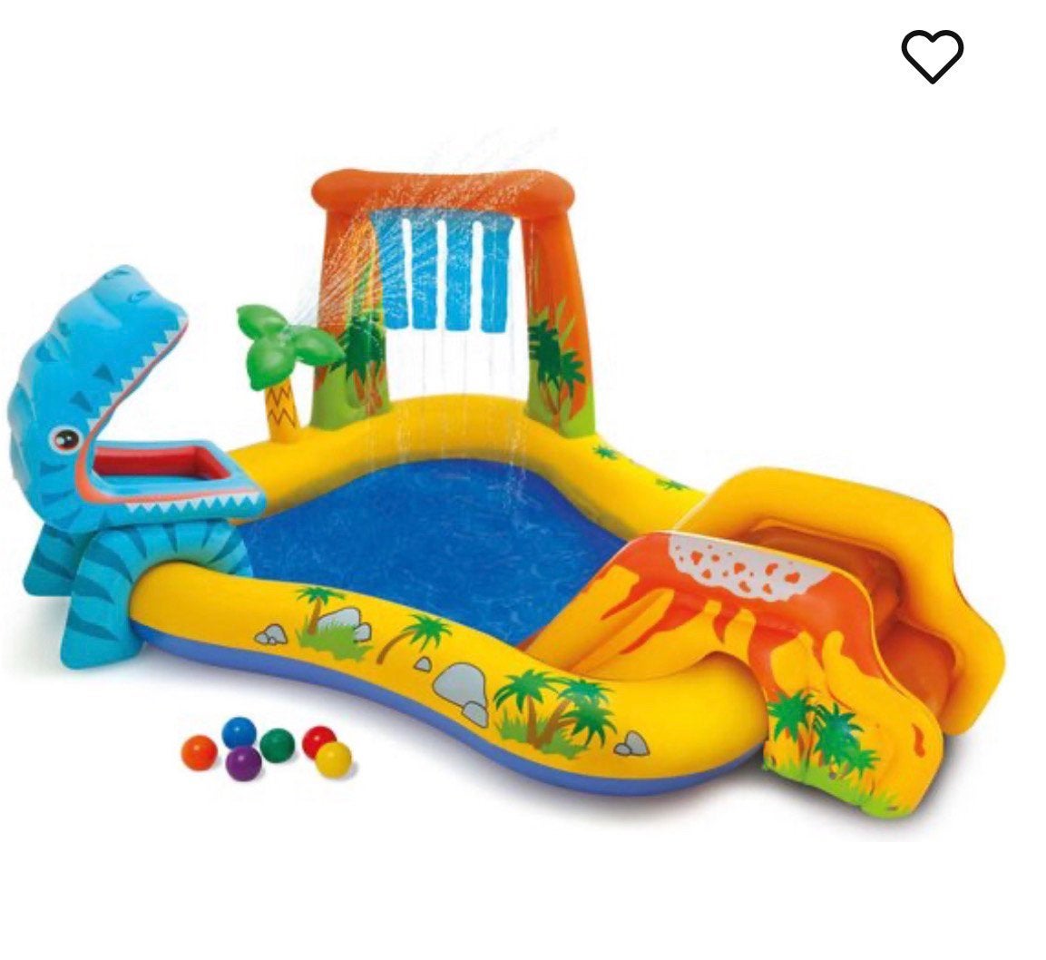 Intex Opblaaszwembad - Dinosaur Play Center, 200 tot 300 cm, Opblaaszwembad, 80 tot 120 cm, Ophalen of Verzenden