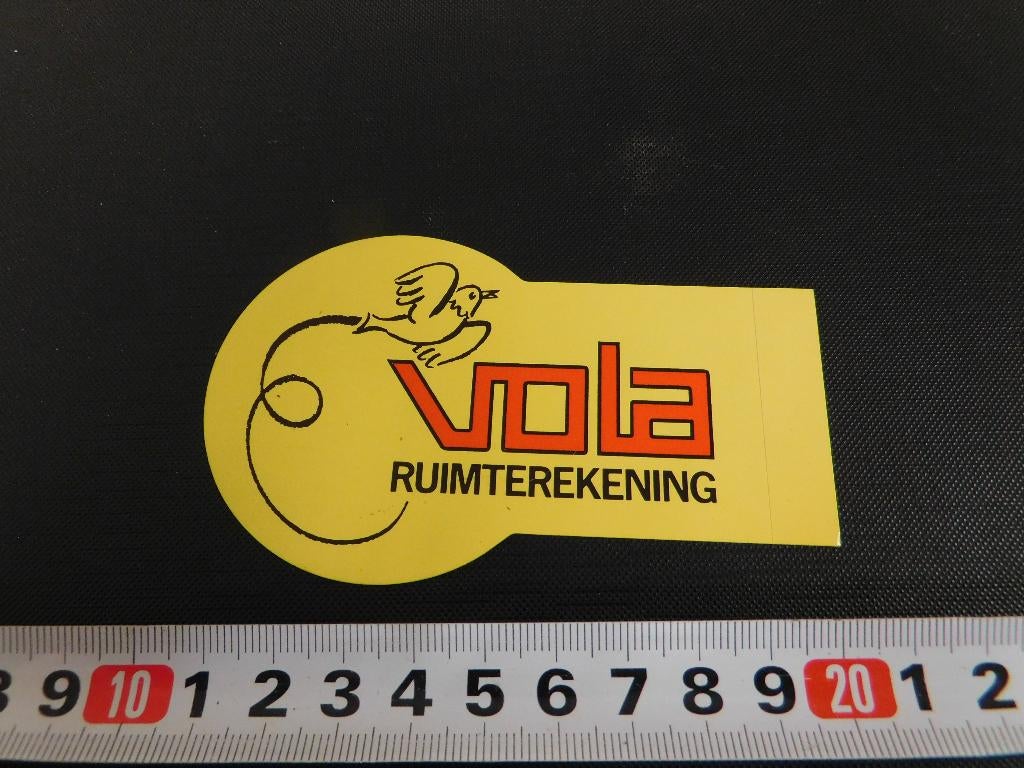 sticker VOLA Ruimterekening  GK818 *, Verzamelen, Stickers, Ophalen, Zo goed als nieuw