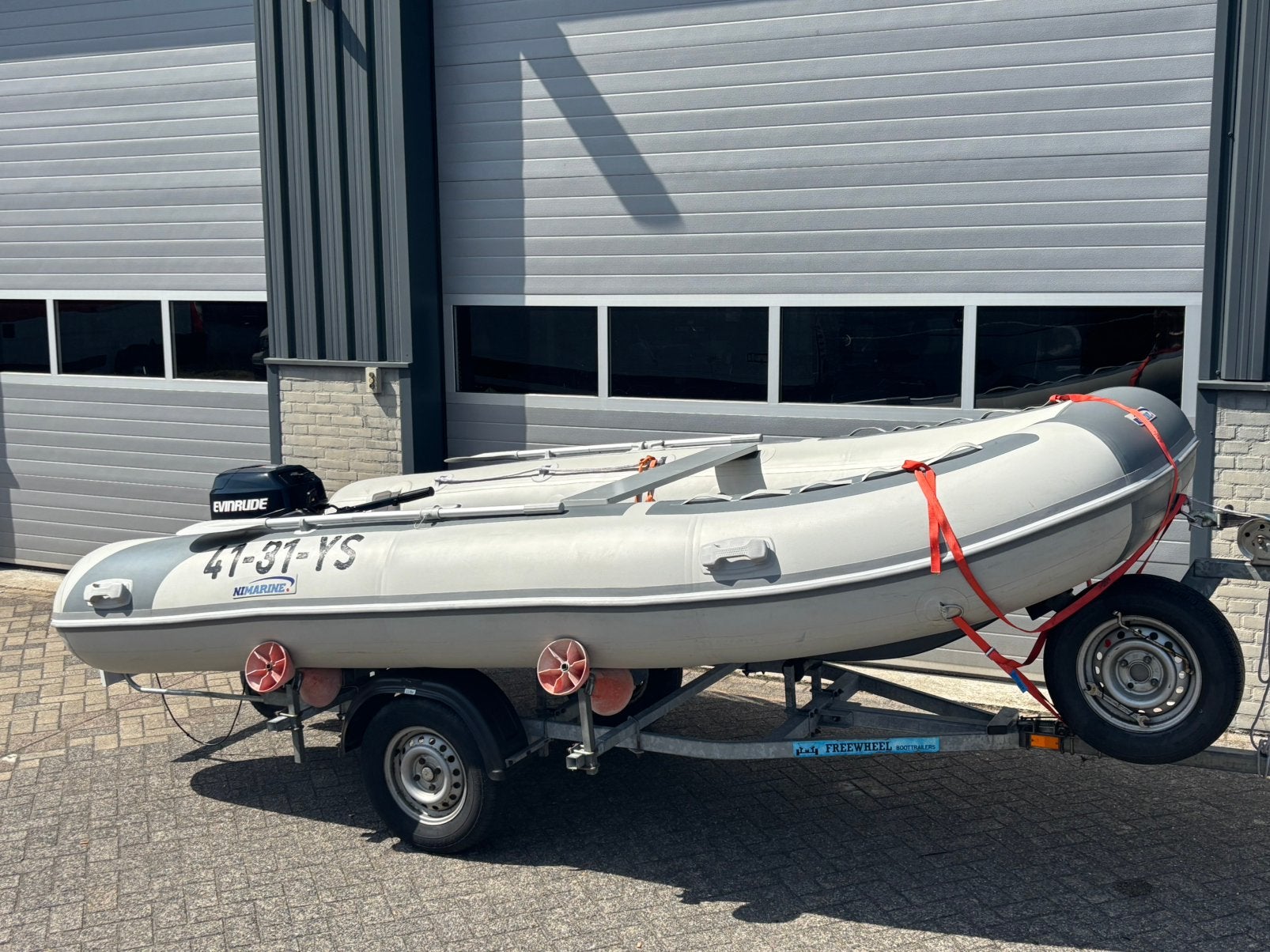Complete nimarine 420 rubberboot / 15pk / met aanhanger, Ophalen of Verzenden, Aluminium, Nimarine