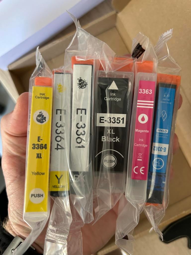 Epson printer cardridges 33xl, Ophalen, Zo goed als nieuw, Overige typen