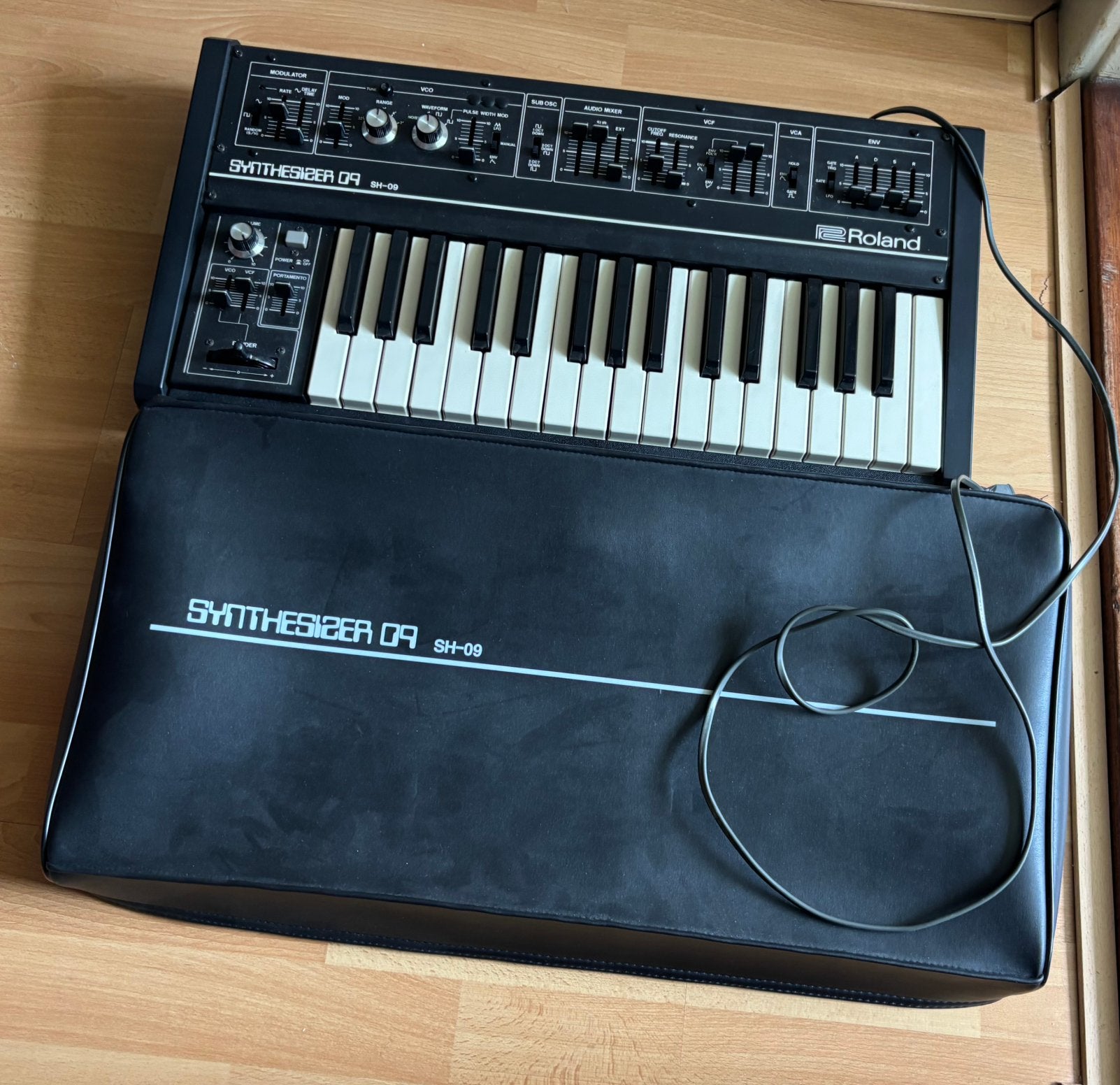 Roland SH-09 + bijpassende cover, Muziek en Instrumenten, Synthesizers, Ophalen of Verzenden, Gebruikt, Overige aantallen, Roland