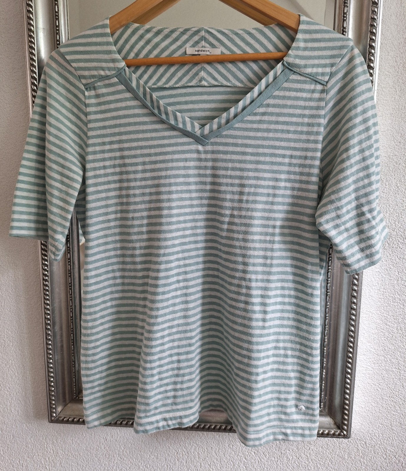 Leuk shirt met korte mouwen - maat L - merk Sandwich

Mintgr, Kleding | Dames, T-shirts, Maat 42/44 (L), Ophalen of Verzenden