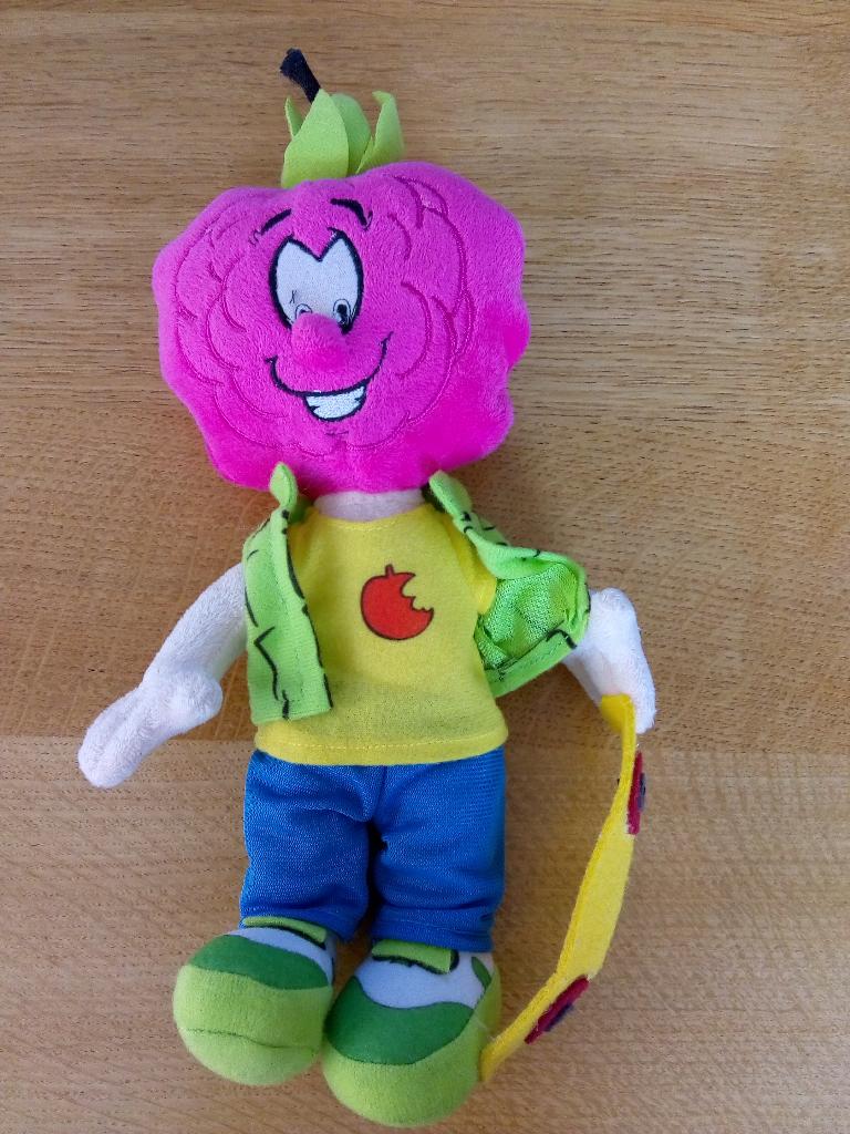 Knuffel framboos (d), Ophalen of Verzenden, Gebruikt, Overige typen