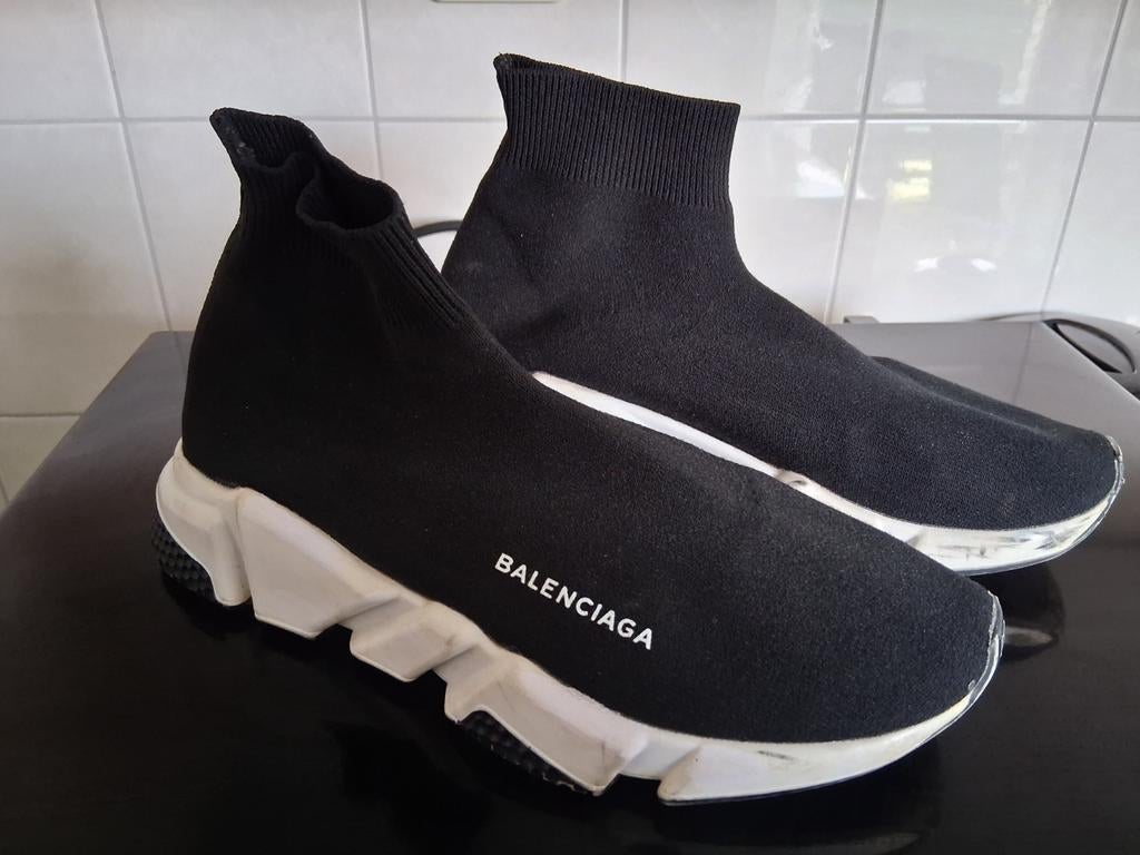 Balenciaga soksneakers (speed) maat 39 (38), Ophalen of Verzenden, Gedragen, Zwart, Sneakers of Gympen
