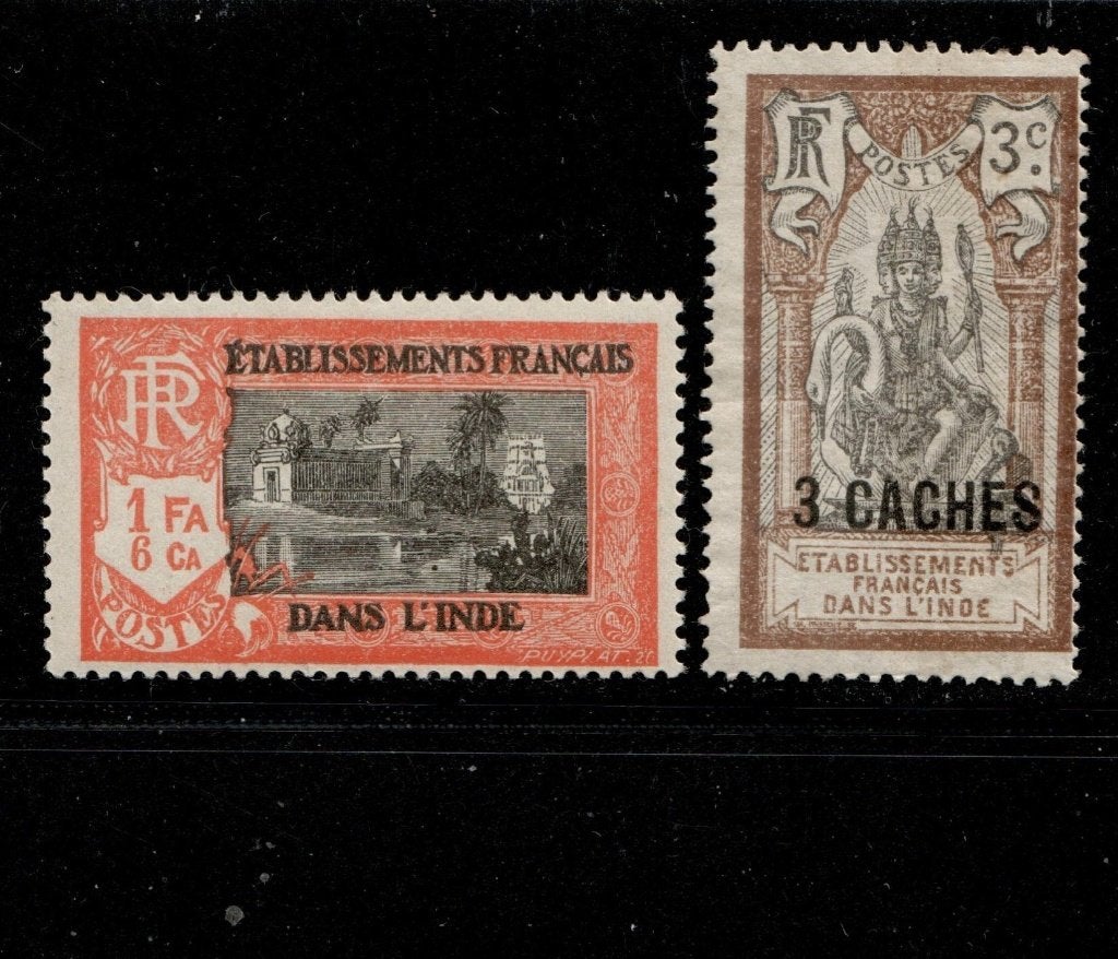 19233ca-1f6ca INDE/INDIA-Franse kolonie, Ophalen of Verzenden, Oost-Azië