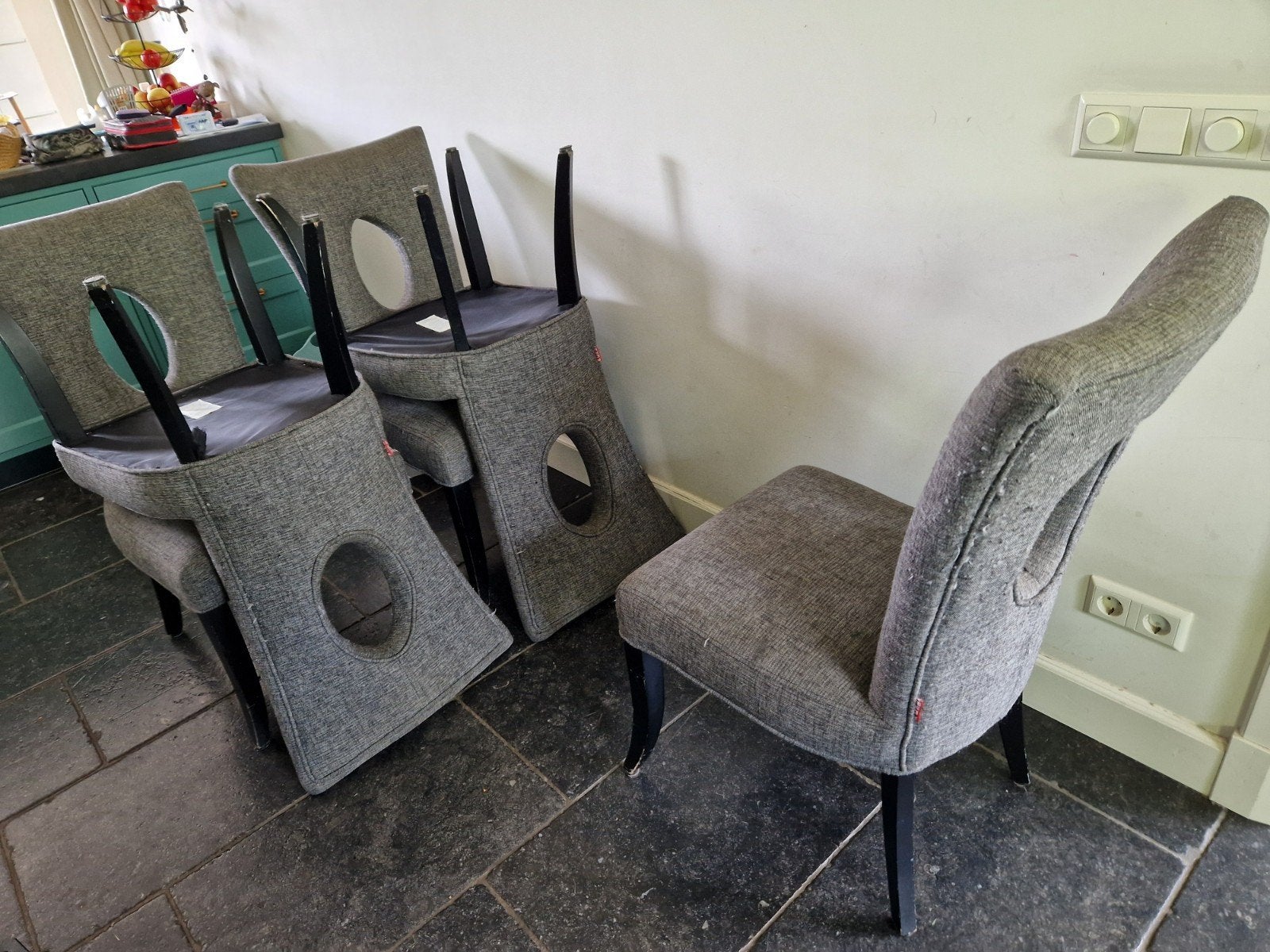 Zes toffe stoelen (opknappers), Diversen, Ophalen, Gebruikt