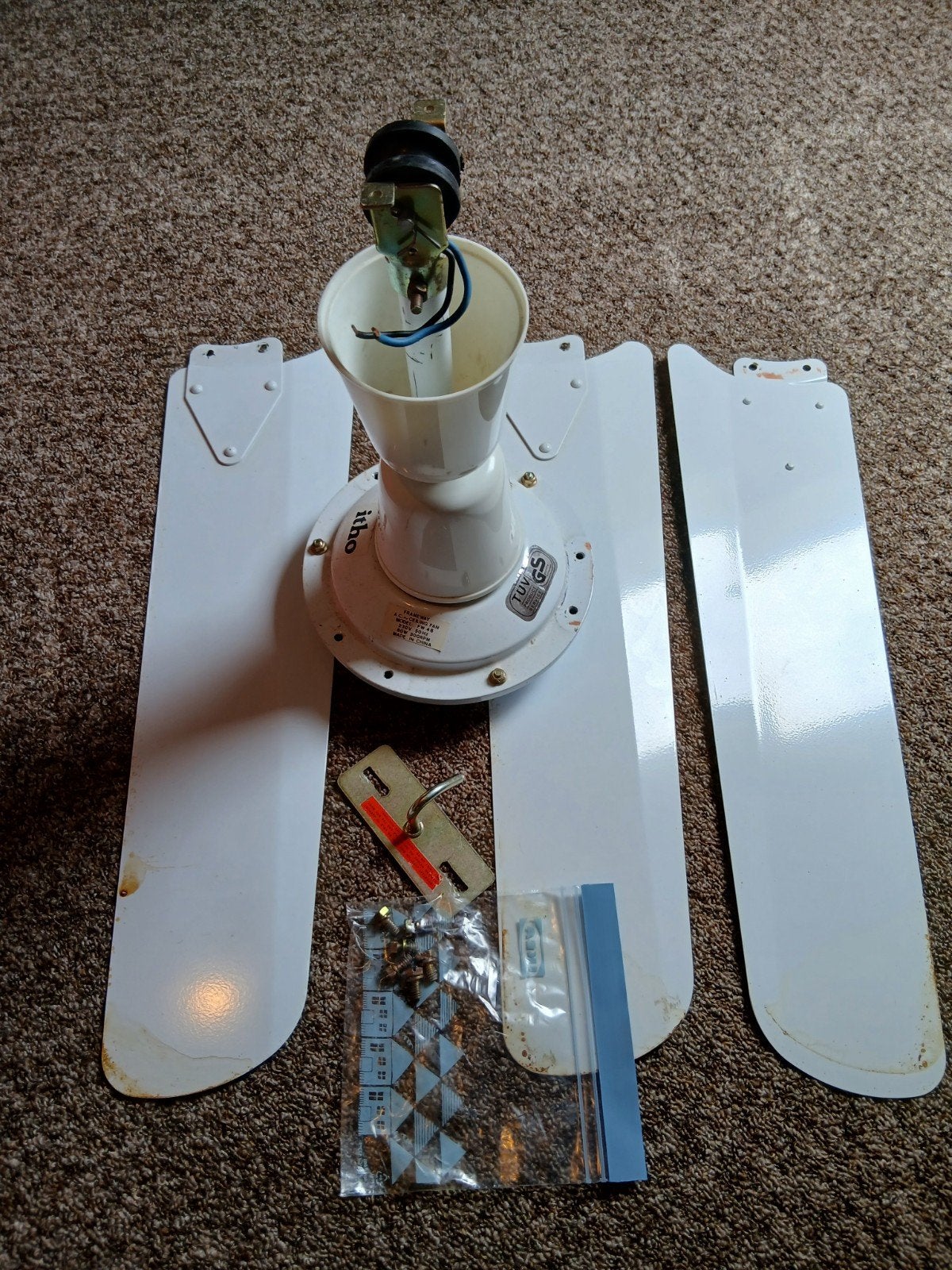 Itho ventilator, Witgoed en Apparatuur, Ventilatoren, Ophalen of Verzenden, Gebruikt, Plafondventilator