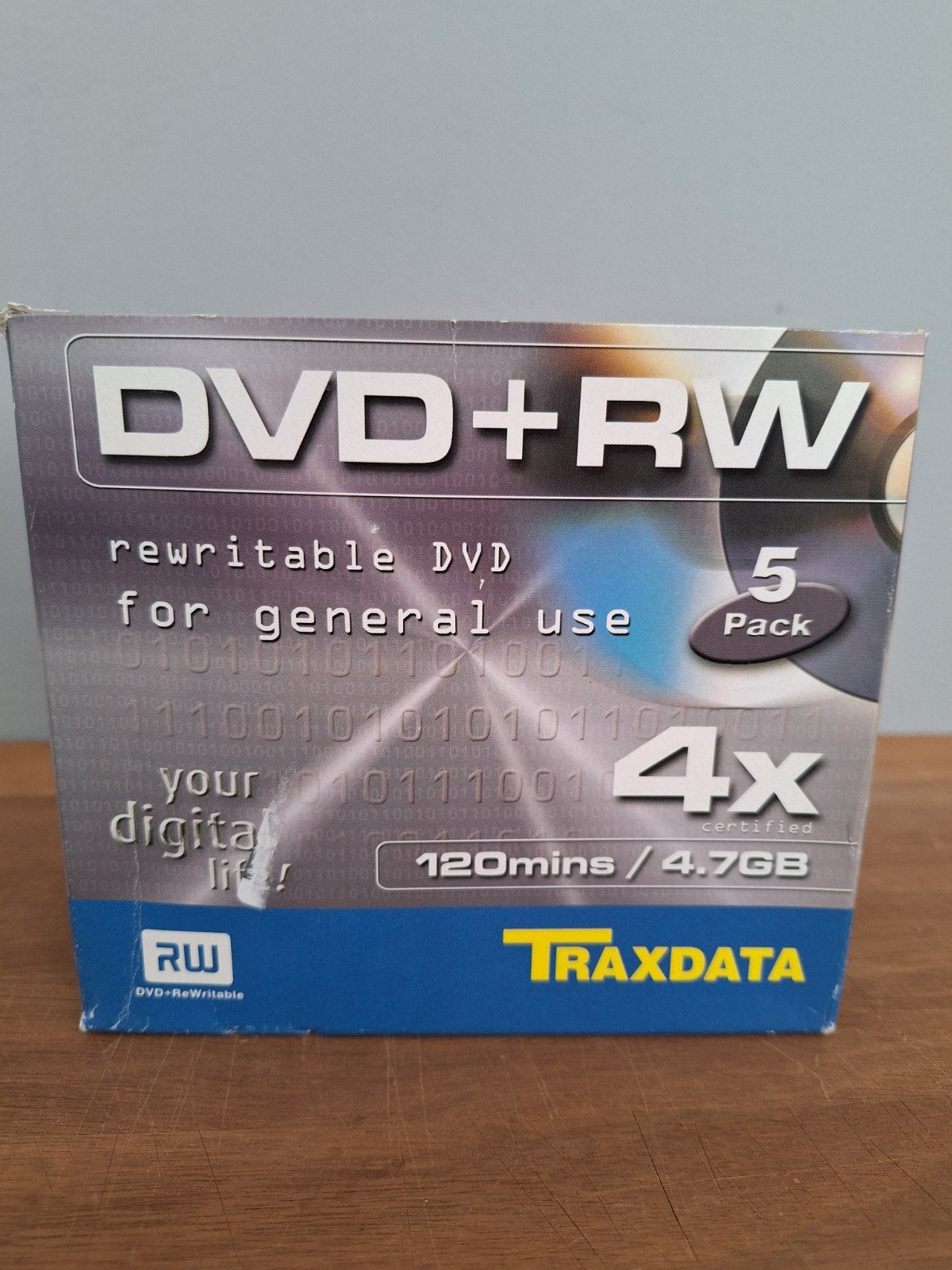 Traxdata DVD+RW 5pk, Ophalen of Verzenden, Nieuw, Dvd, Traxdata