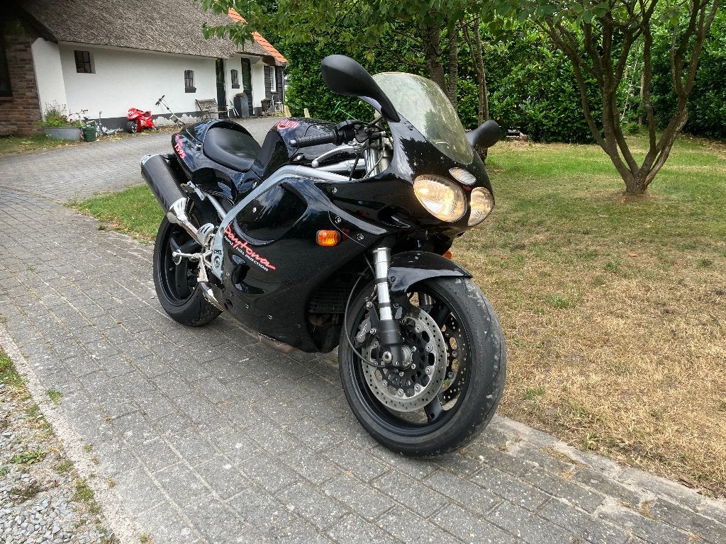 Triumph Daytona T595 955i, Sportuitlaat, Motorrijbewijs A, Gebruikt, 3 cilinders