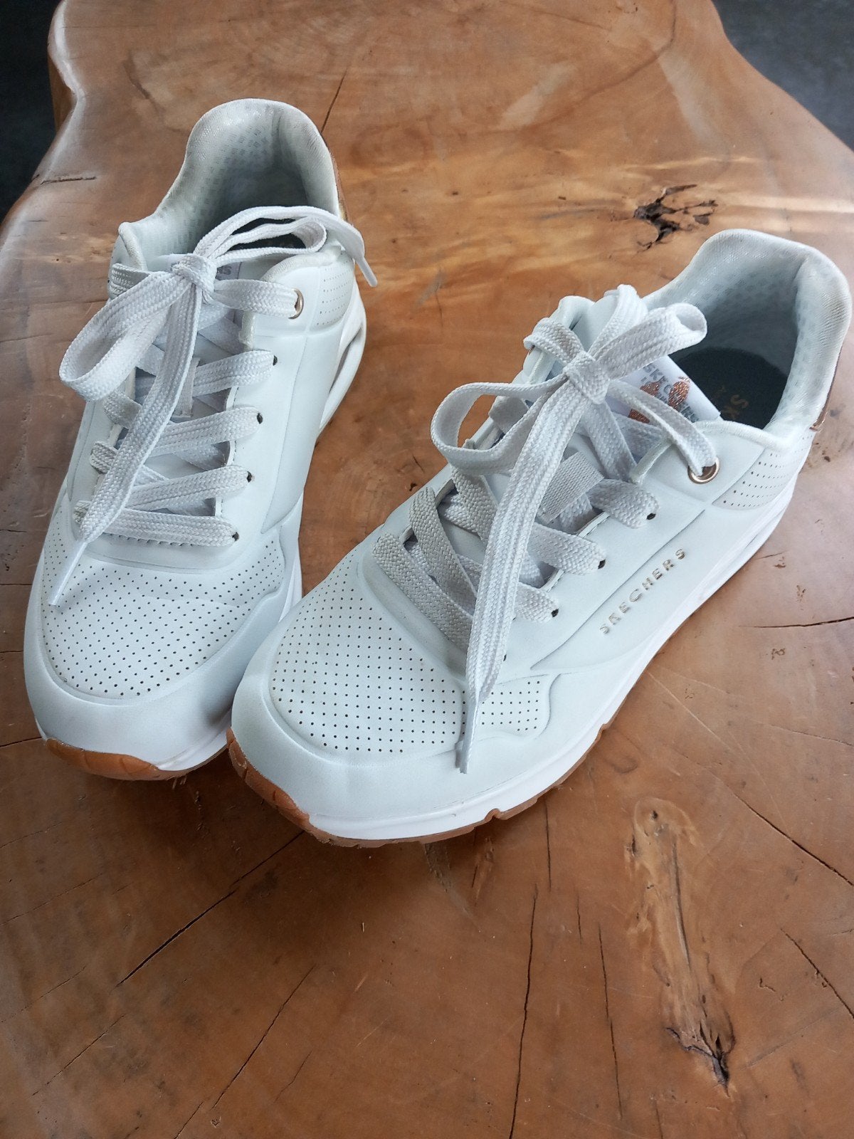 Witte Skechers sneakers, maat 35, NIEUW, Sketchers, Jongen of Meisje, Schoenen, Nieuw