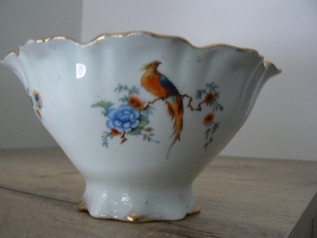 Steinmann schaal (tje) kom met vogels en bloemen, Gebruikt, Overige merken, Ophalen of Verzenden, Kom(men)