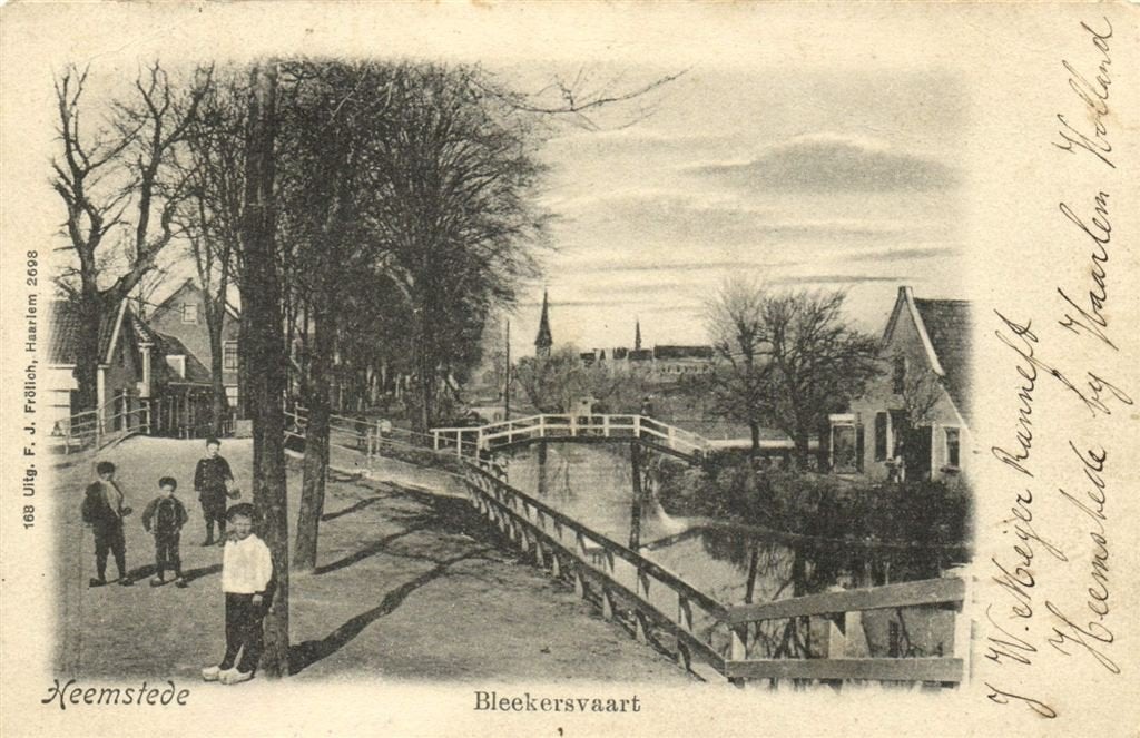 Heemstede - Bleekersvaart - 1902 gelopen, Verzenden, Voor 1920, Gelopen, Noord-Holland