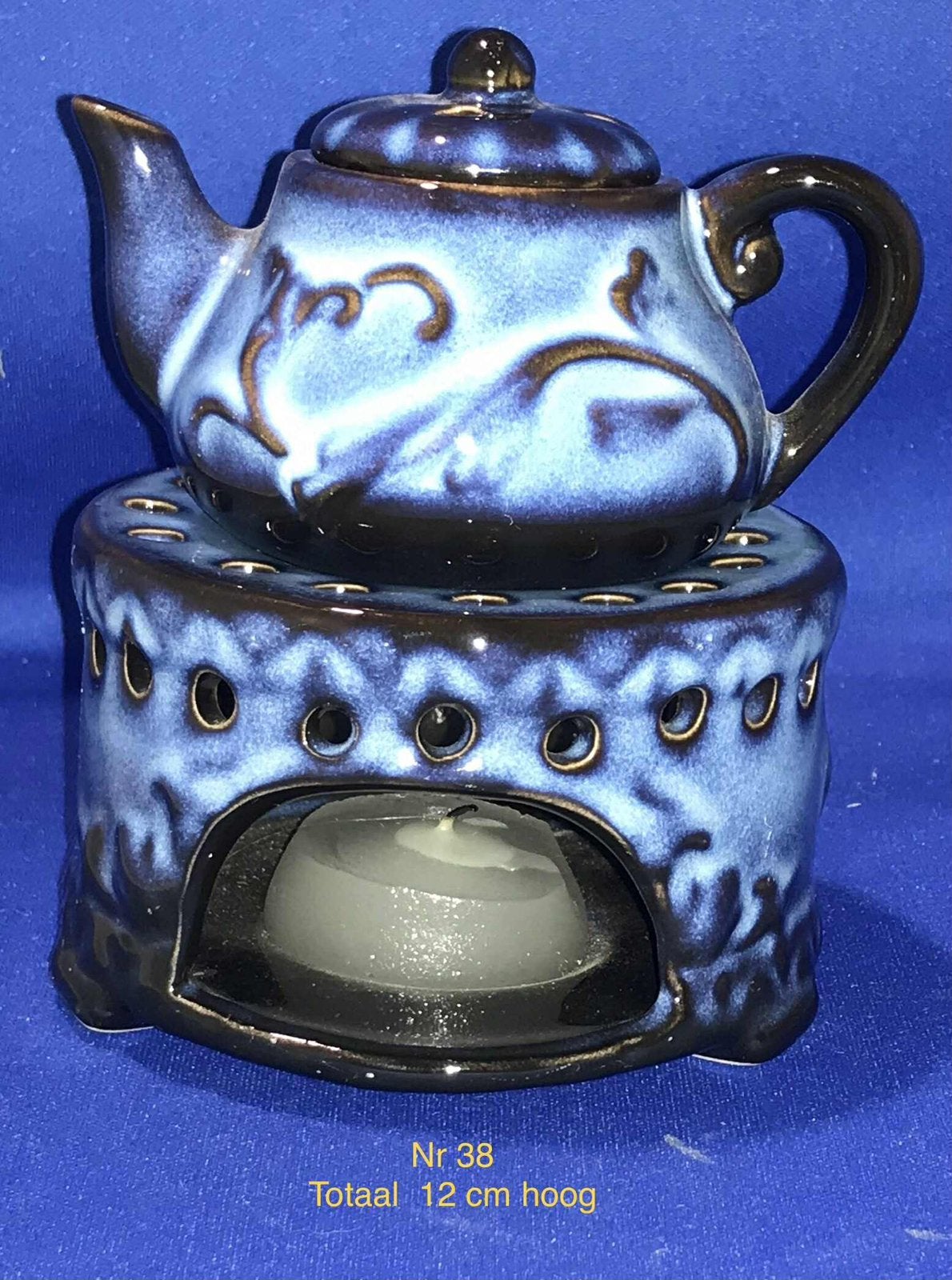 Mini Koffiepotje met Warmhouder, Antiek en Kunst, Ophalen of Verzenden