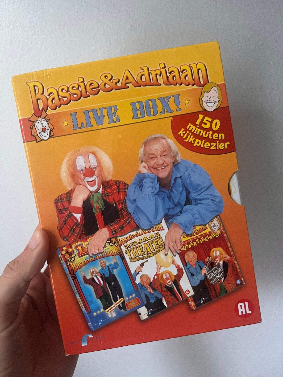 Bassie & Adriaan Live Box! - 150 minuten kijkplezier, Verzamelbox, Alle leeftijden, Nederlands, Zo goed als nieuw