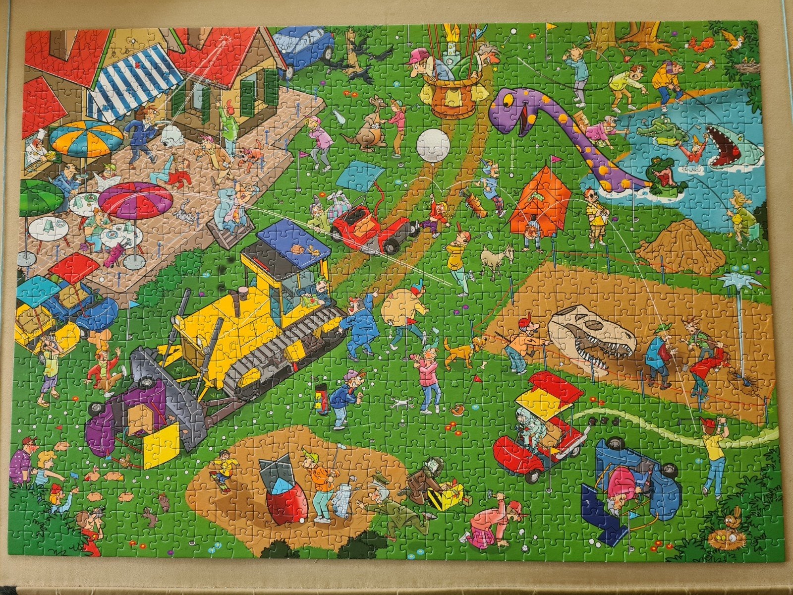 that's life puzzel 1000 stukjes golf, Ophalen, 500 t/m 1500 stukjes, Zo goed als nieuw