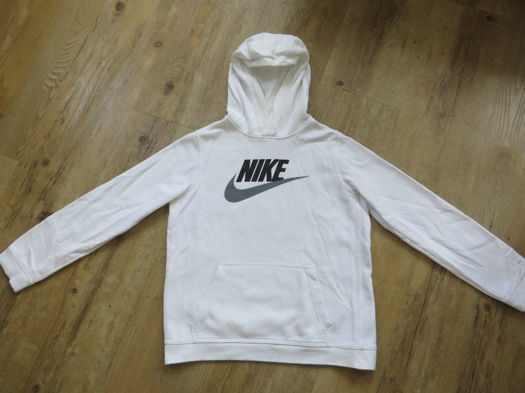 Hoodie Merk Nike wit maat 158-170, Jongen of Meisje, Trui of Vest, Ophalen of Verzenden, Zo goed als nieuw