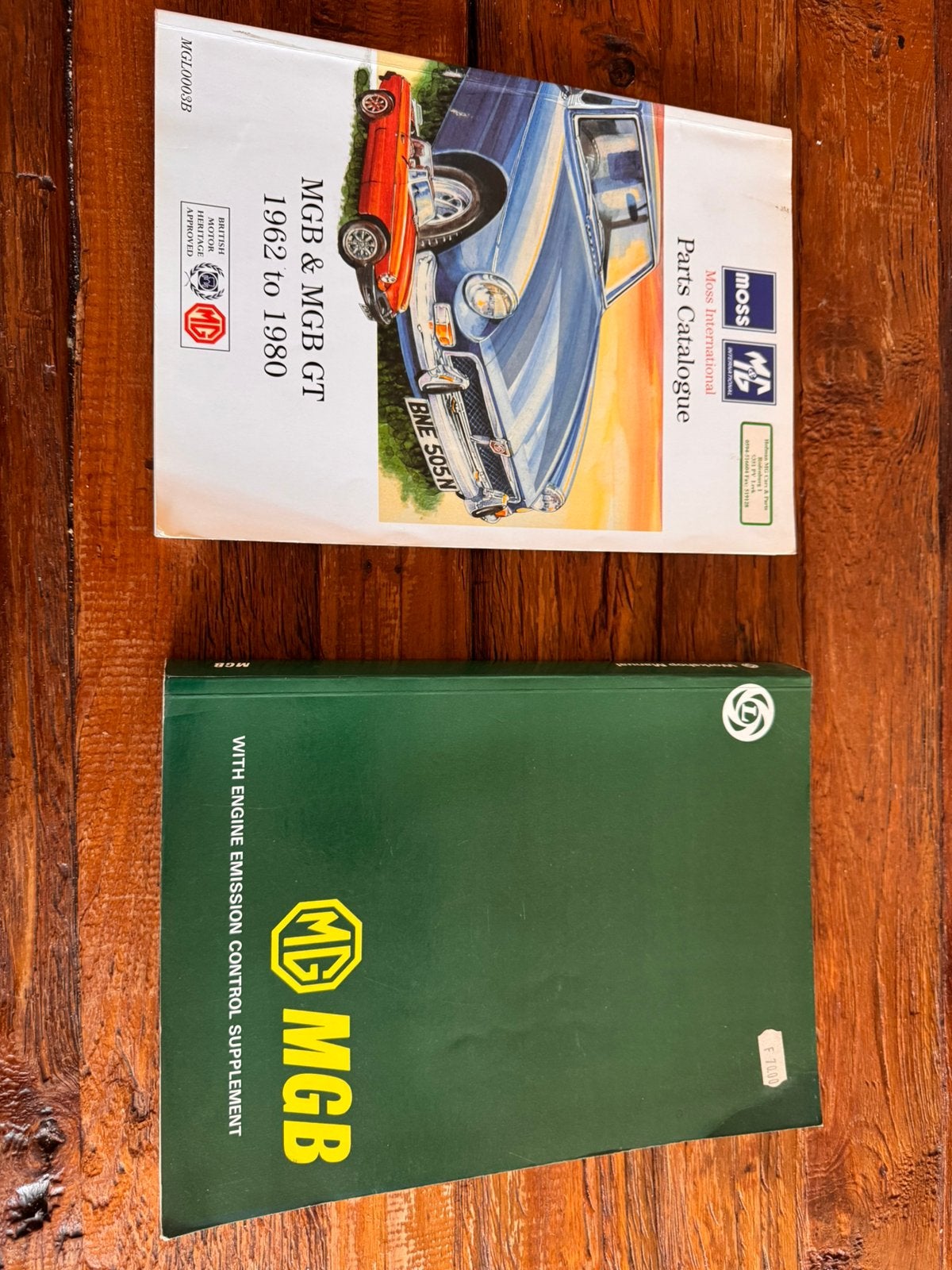 MGB werkplaats handboeken, Ophalen of Verzenden