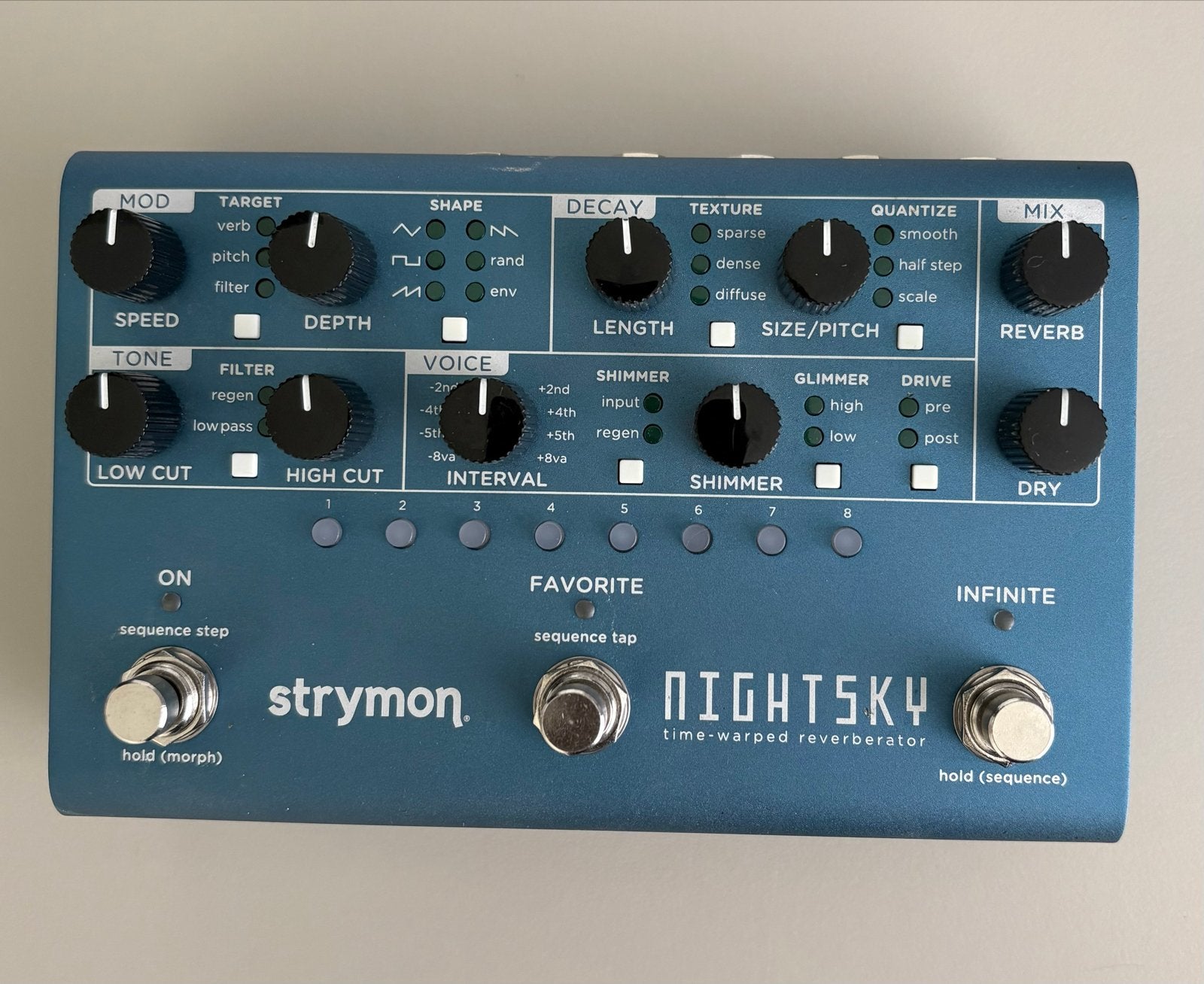 Strymon NightSky Reverb, Muziek en Instrumenten, Ophalen of Verzenden, Zo goed als nieuw, Reverb