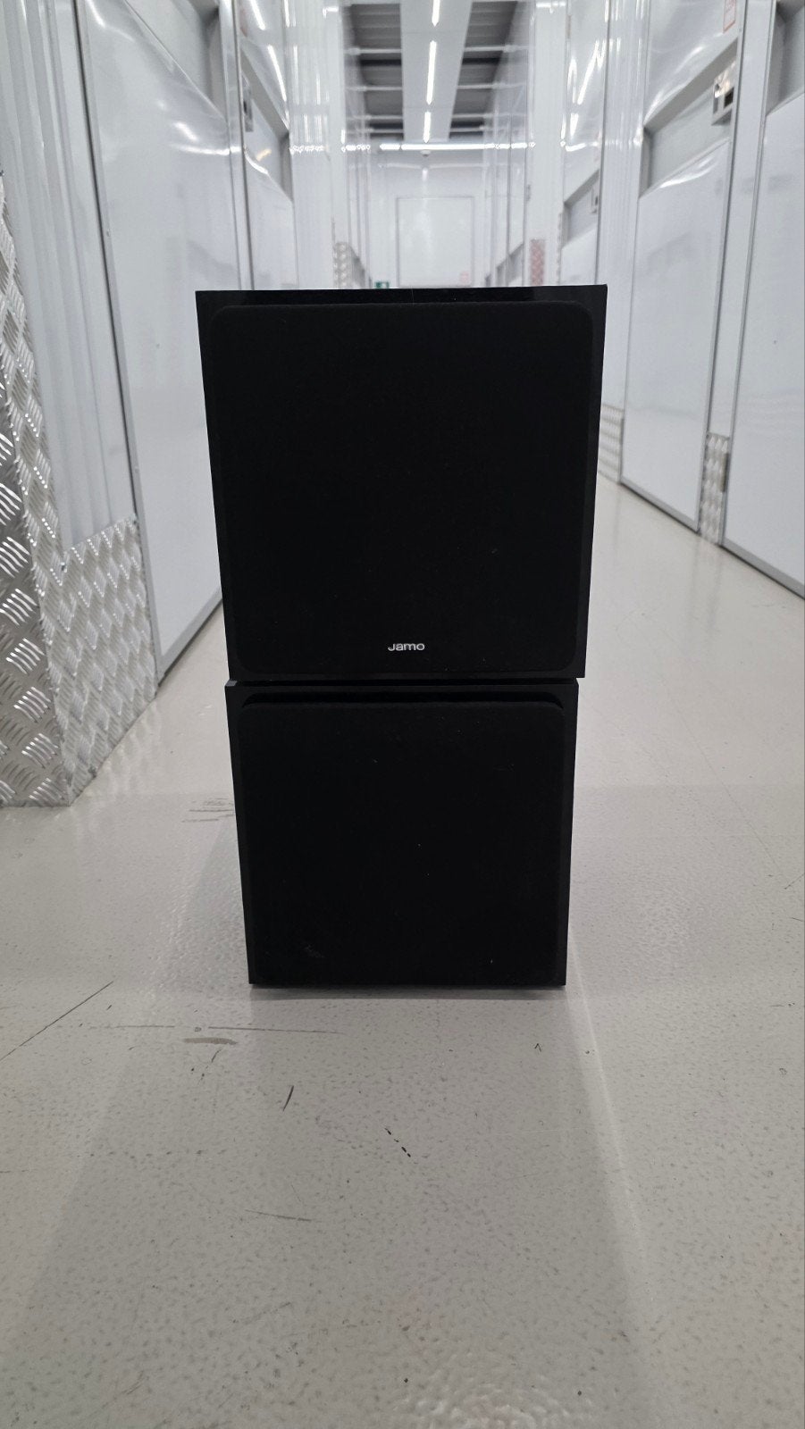 2X JAMO s260 subwoofers, Audio, Tv en Foto, Ophalen, Gebruikt, Inclusief kabels, Subwoofer